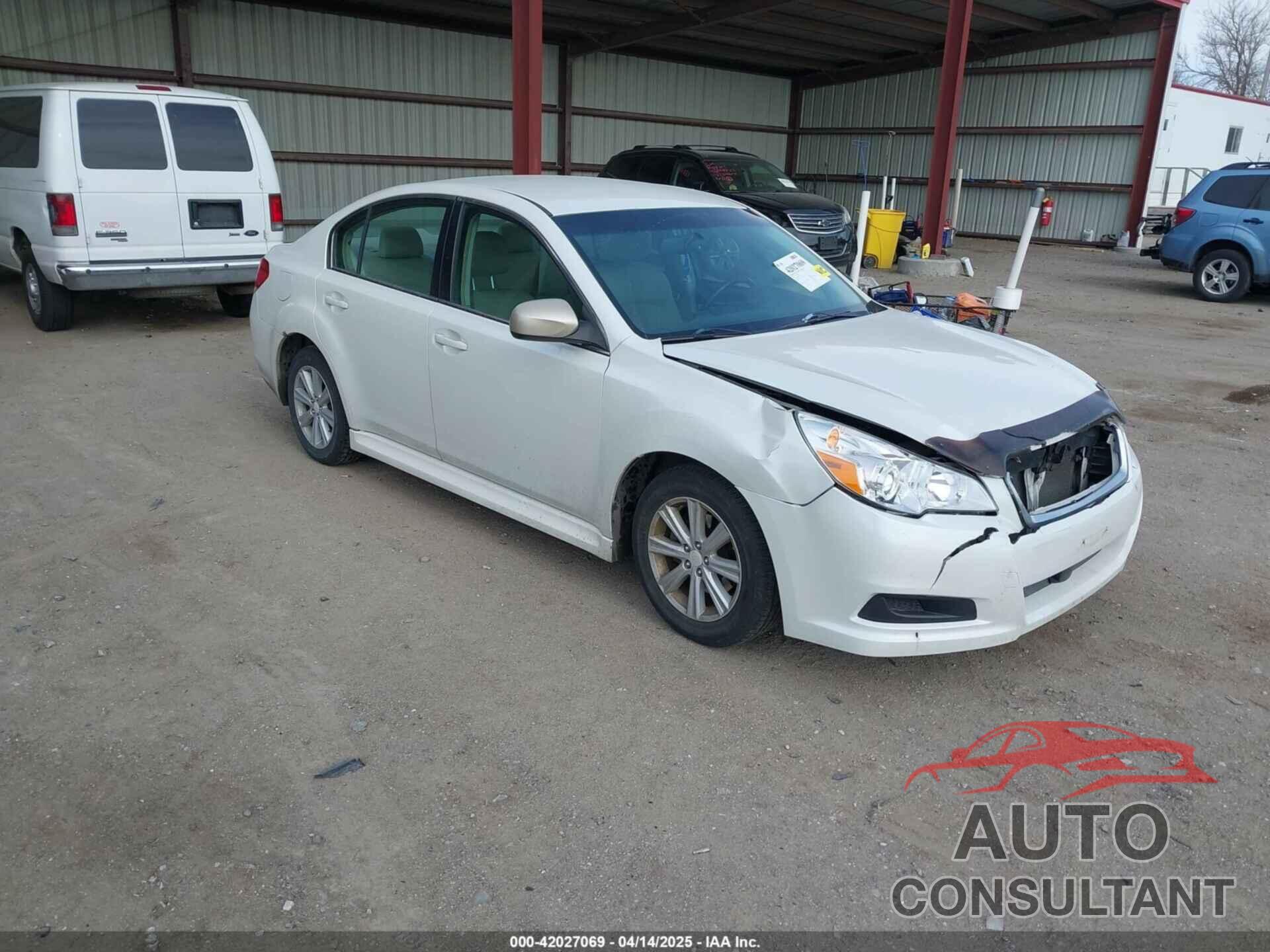 SUBARU LEGACY 2010 - 4S3BMCB60A3214552