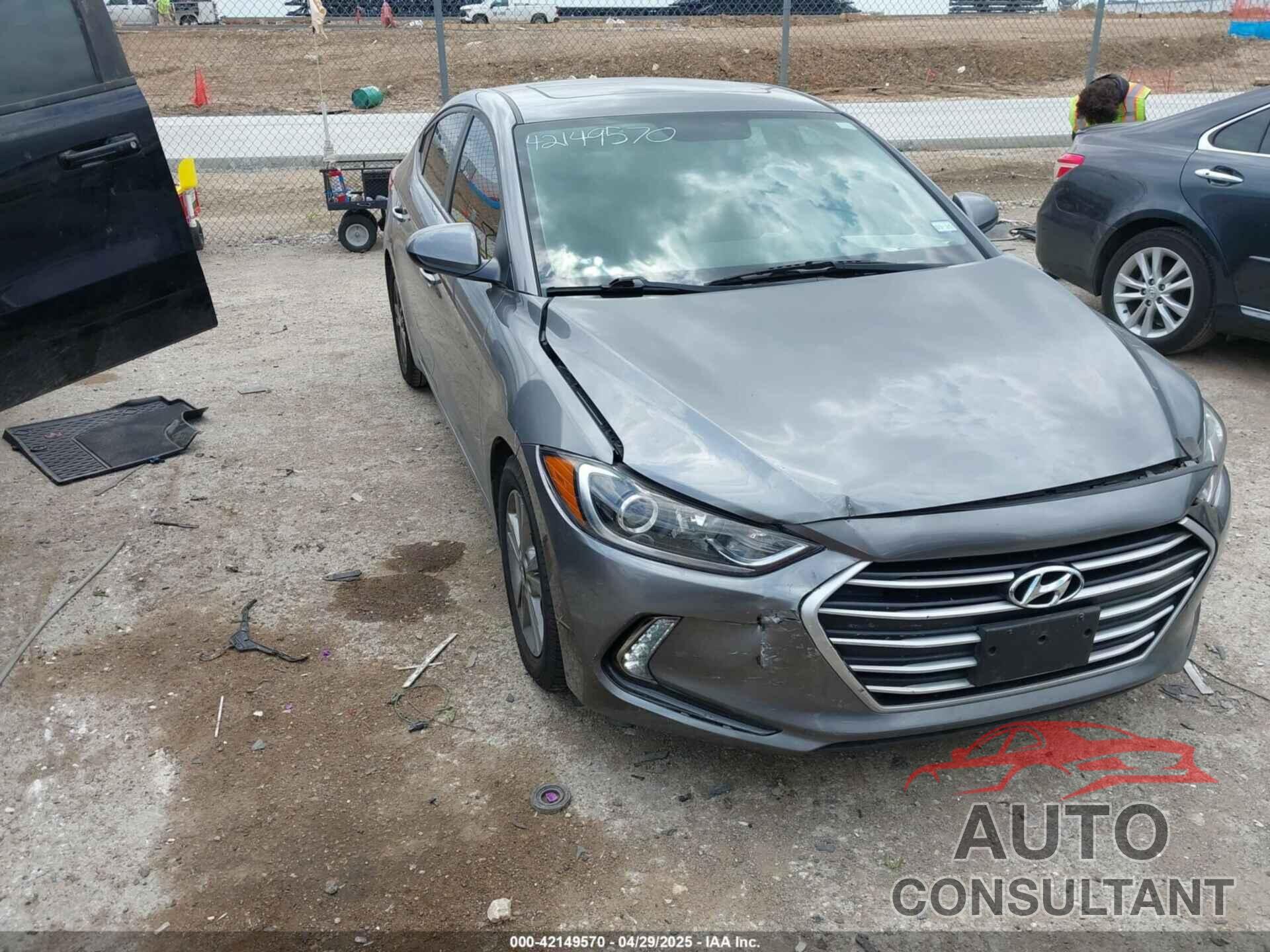 HYUNDAI ELANTRA 2018 - 5NPD84LF6JH370942