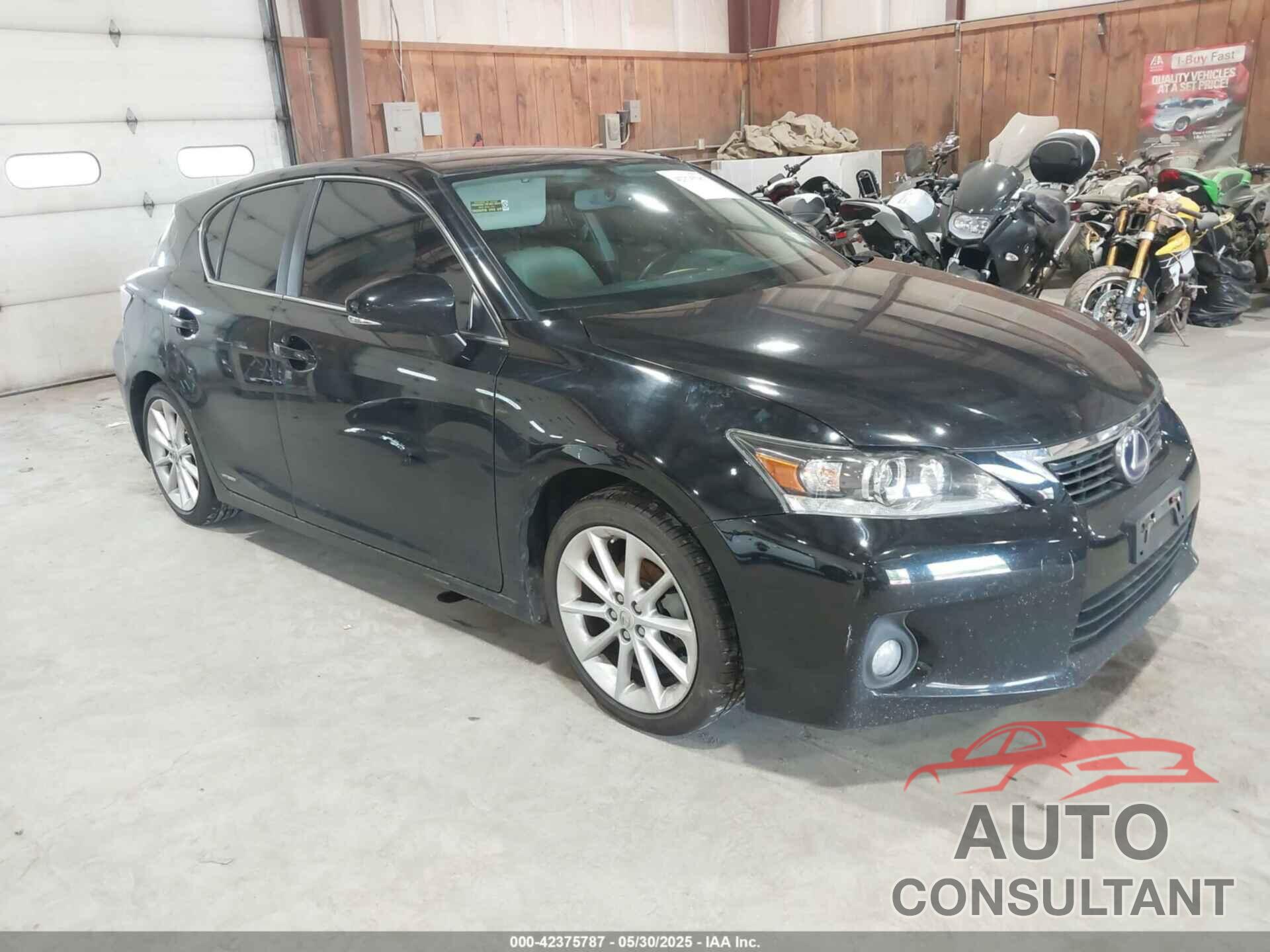 LEXUS CT 200H 2013 - JTHKD5BH1D2169451
