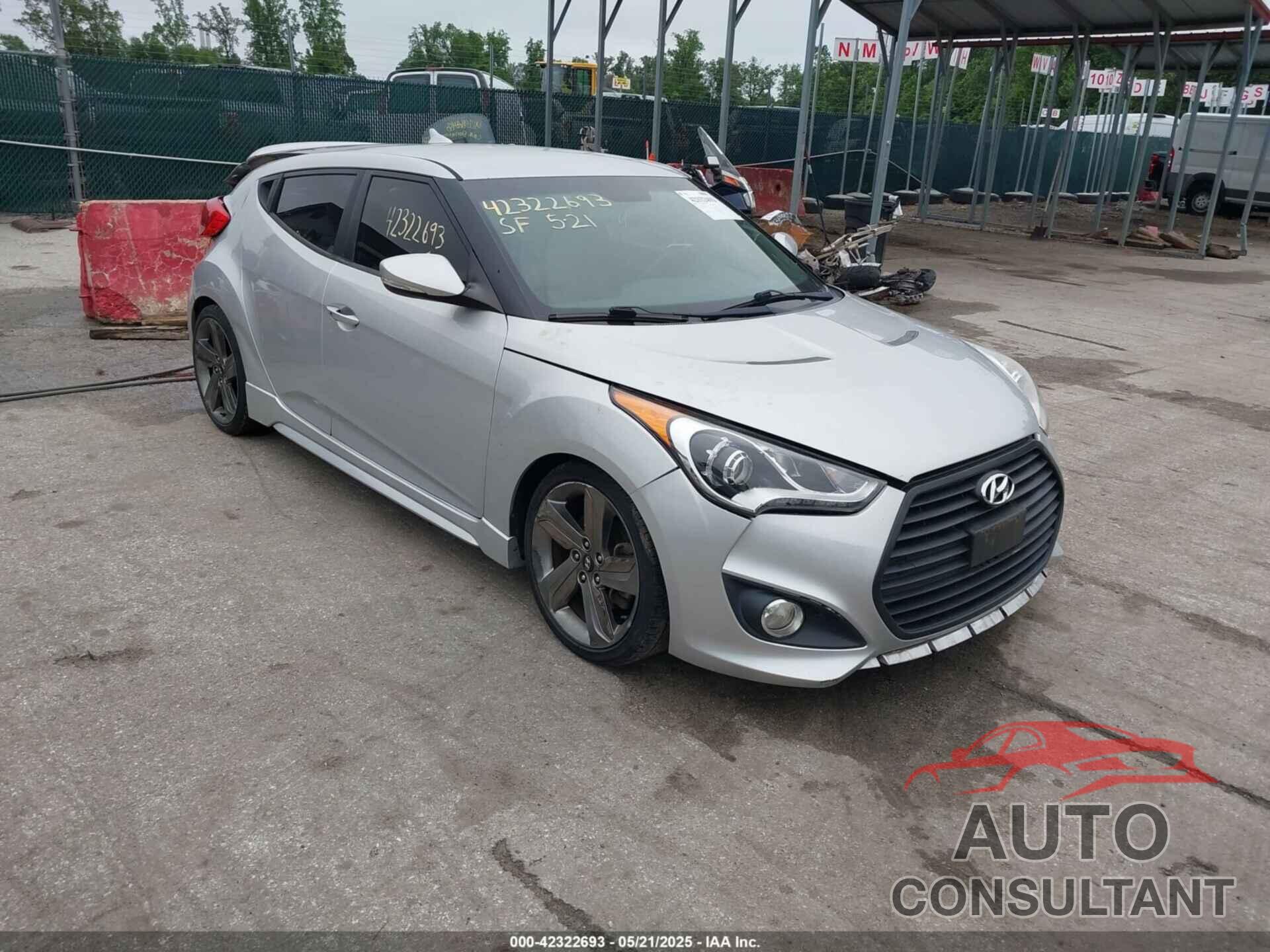 HYUNDAI VELOSTER 2014 - KMHTC6AE6EU206856