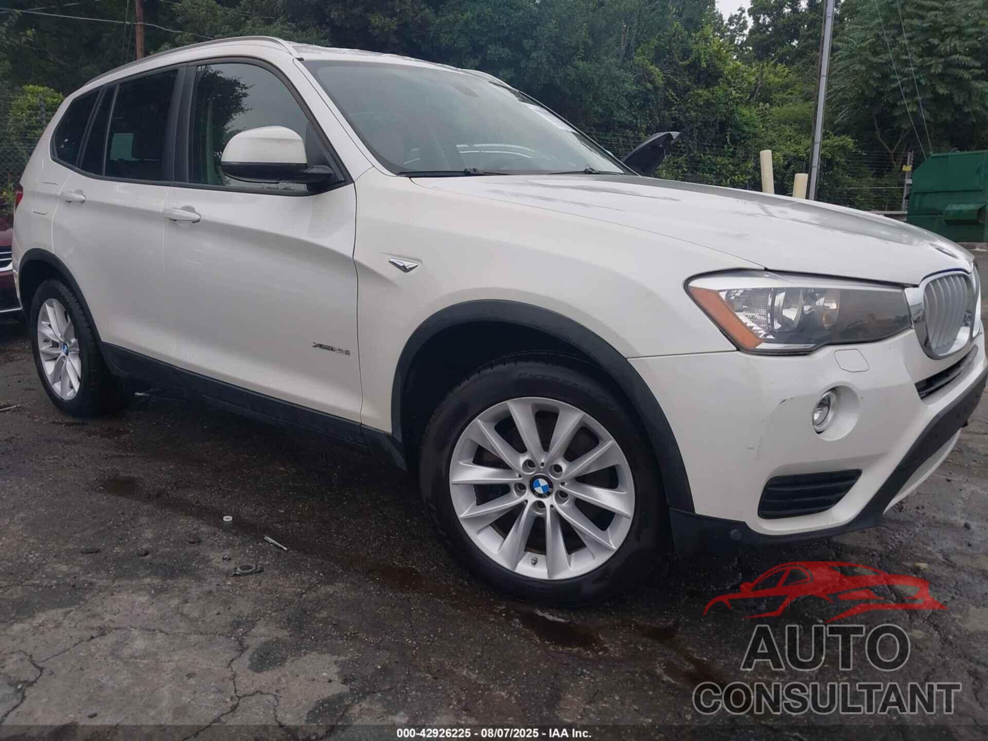 BMW X3 2016 - 5UXWX9C52G0D95120