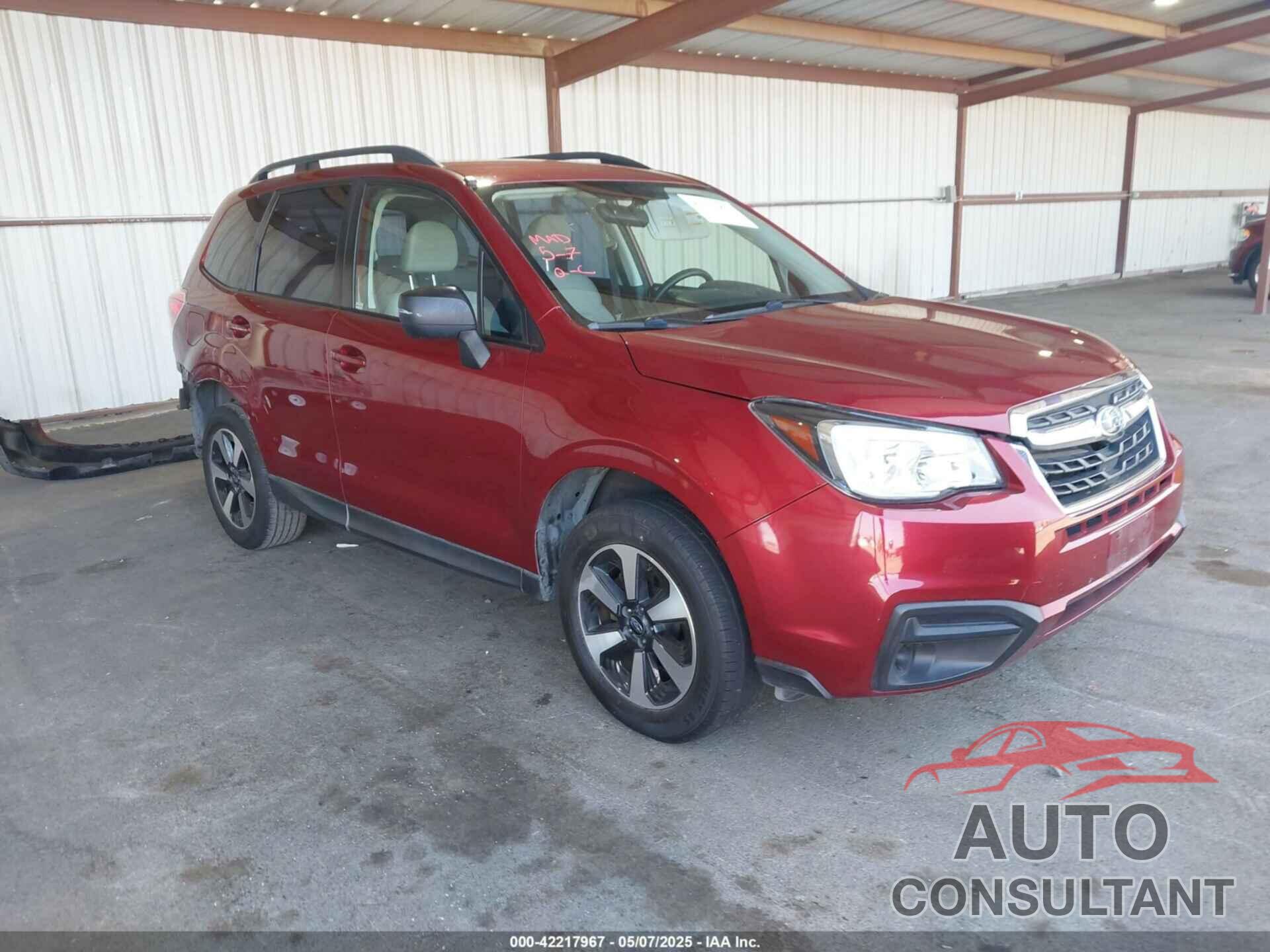 SUBARU FORESTER 2017 - JF2SJABC0HH509782