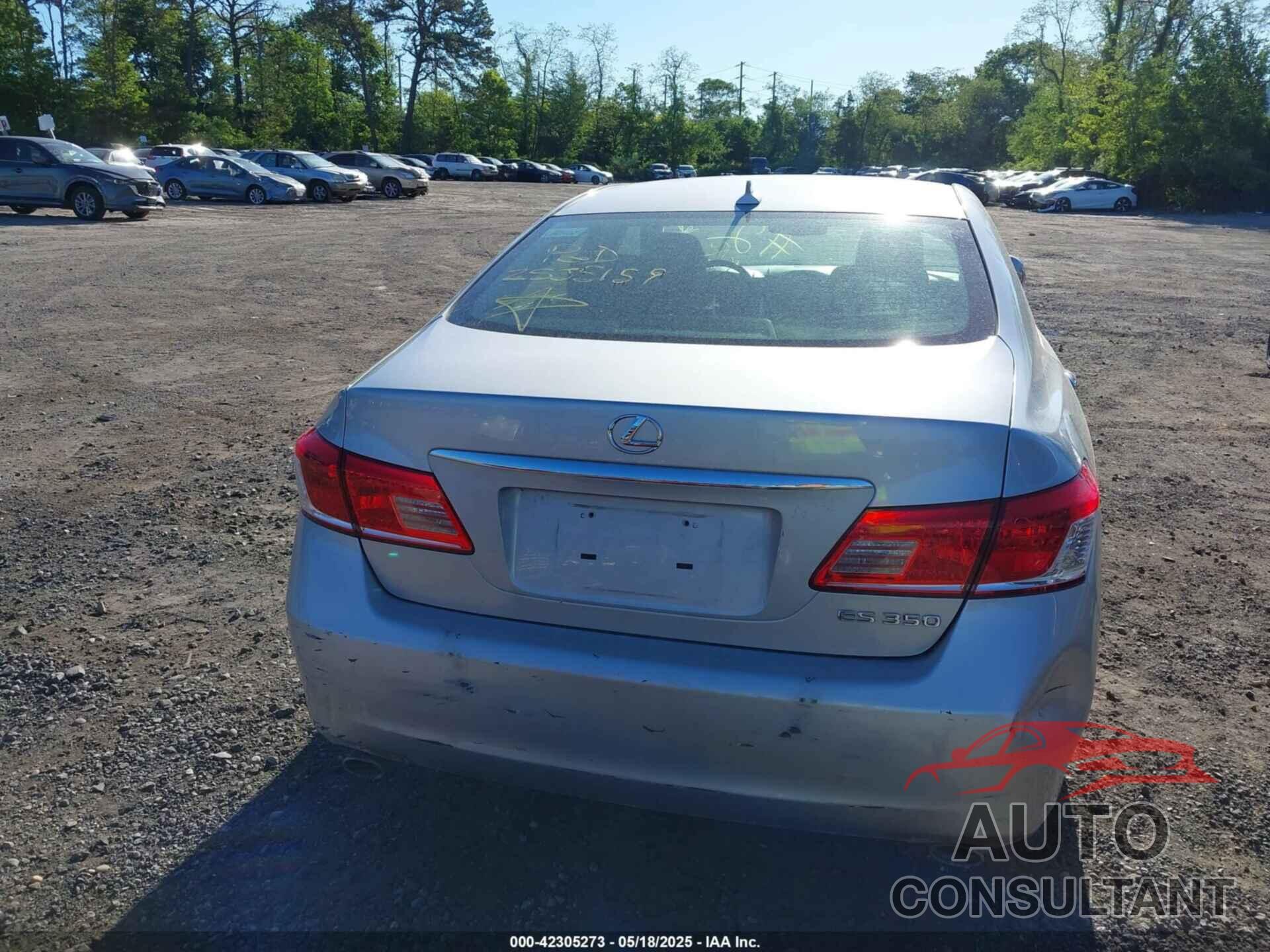 LEXUS ES 350 2012 - JTHBK1EG0C2482894