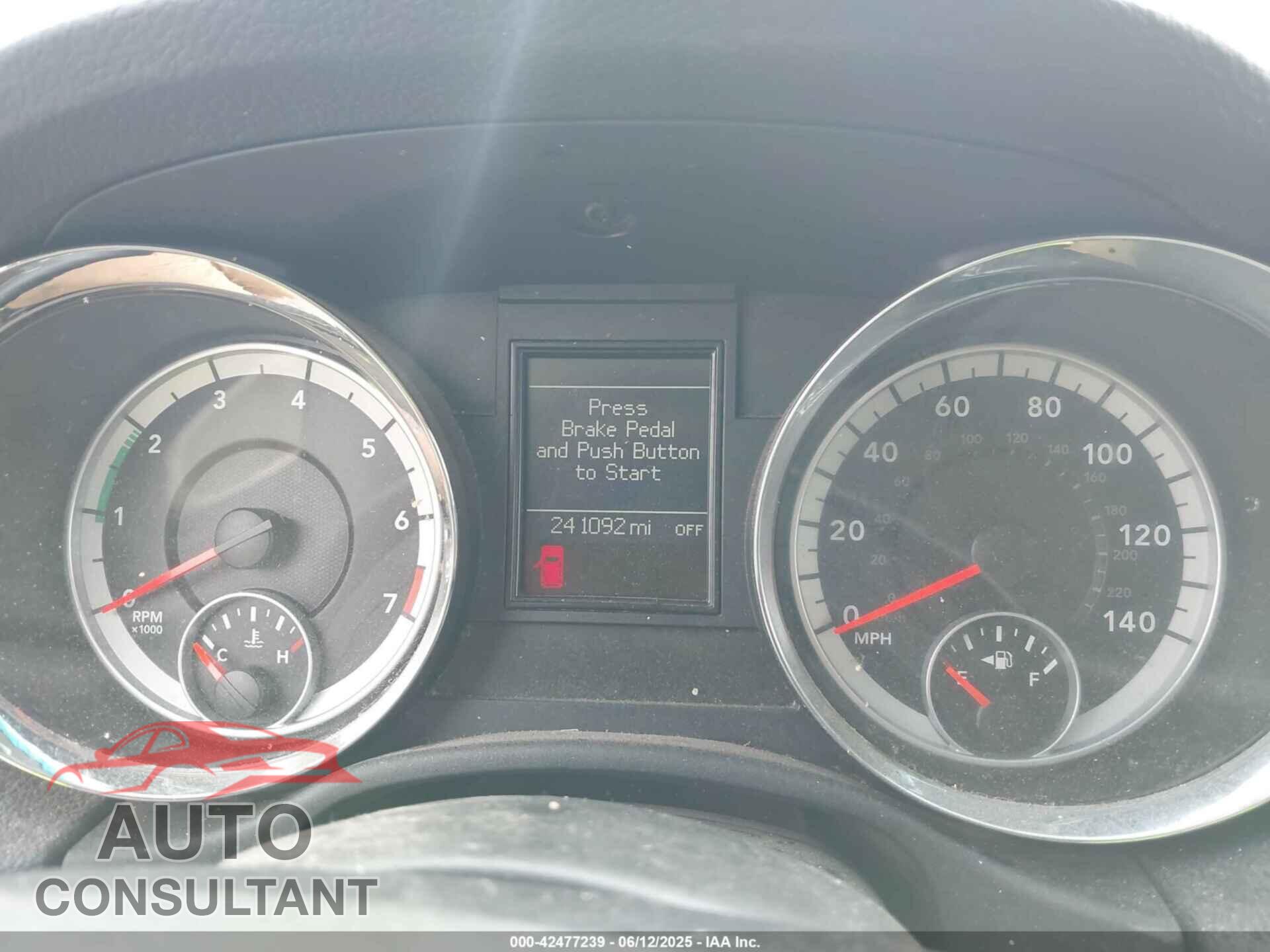 DODGE DURANGO 2013 - 1C4RDHEG0DC529517
