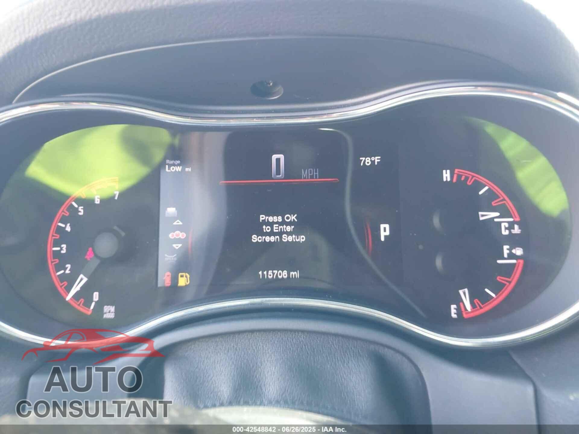 DODGE DURANGO 2017 - 1C4SDHCT7HC690292