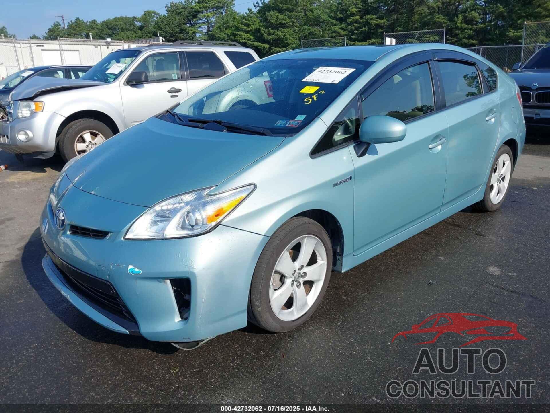 TOYOTA PRIUS 2013 - JTDKN3DU6D1695951