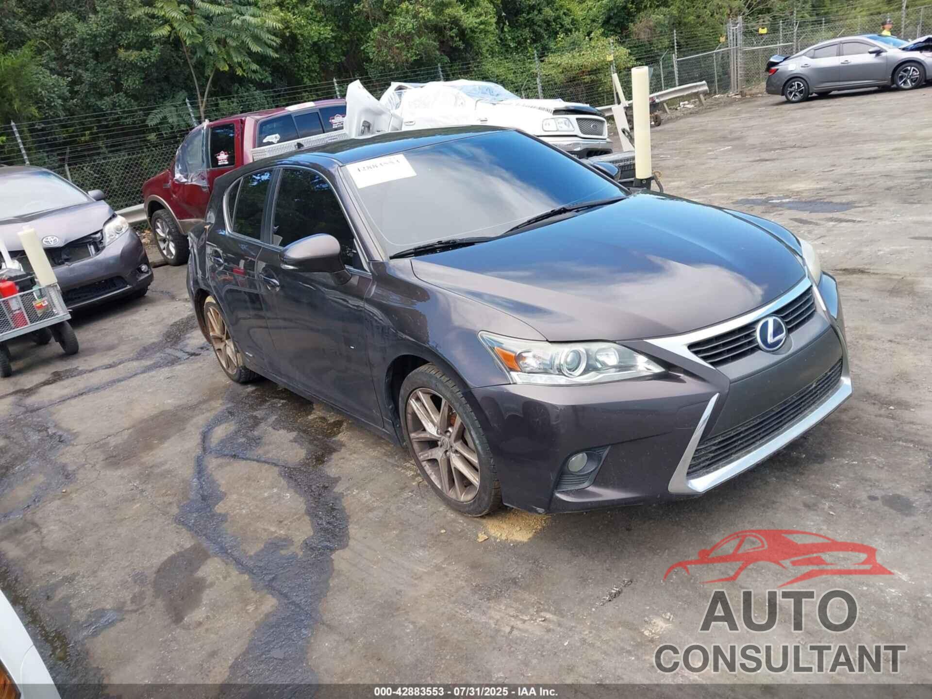 LEXUS CT 200H 2016 - JTHKD5BH4G2267121