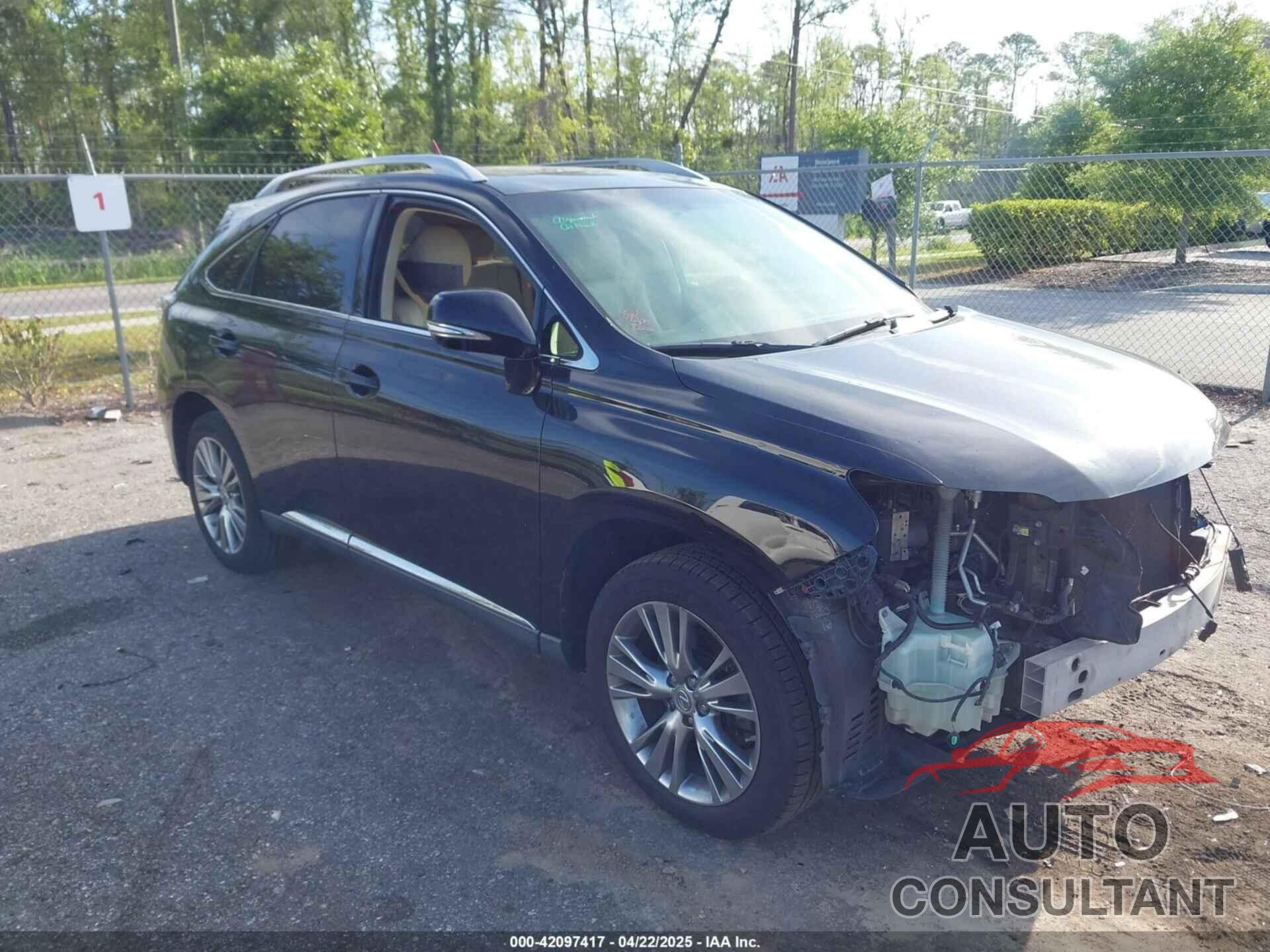 LEXUS RX 350 2013 - 2T2ZK1BA9DC116253