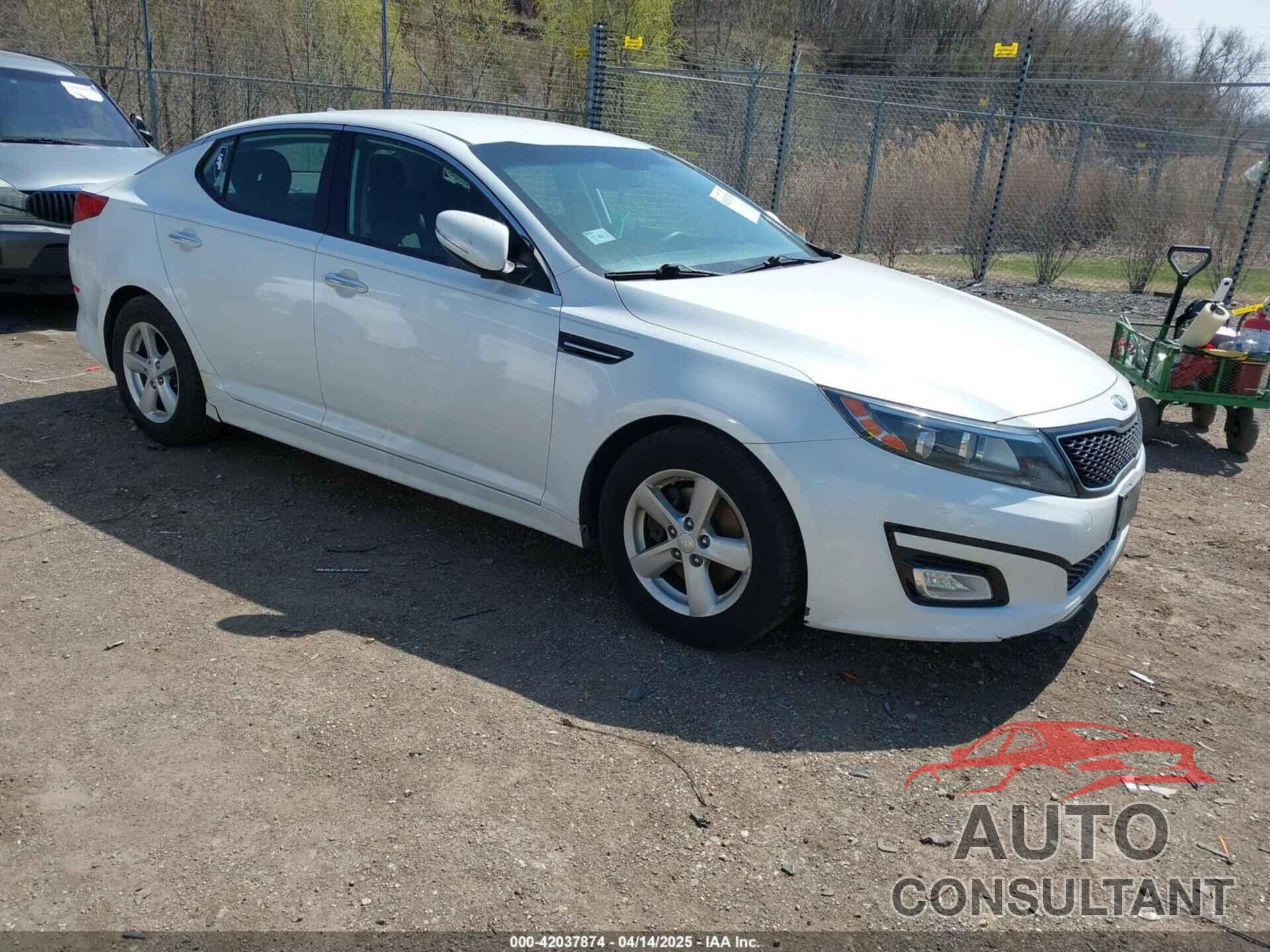 KIA OPTIMA 2015 - KNAGM4A7XF5547484