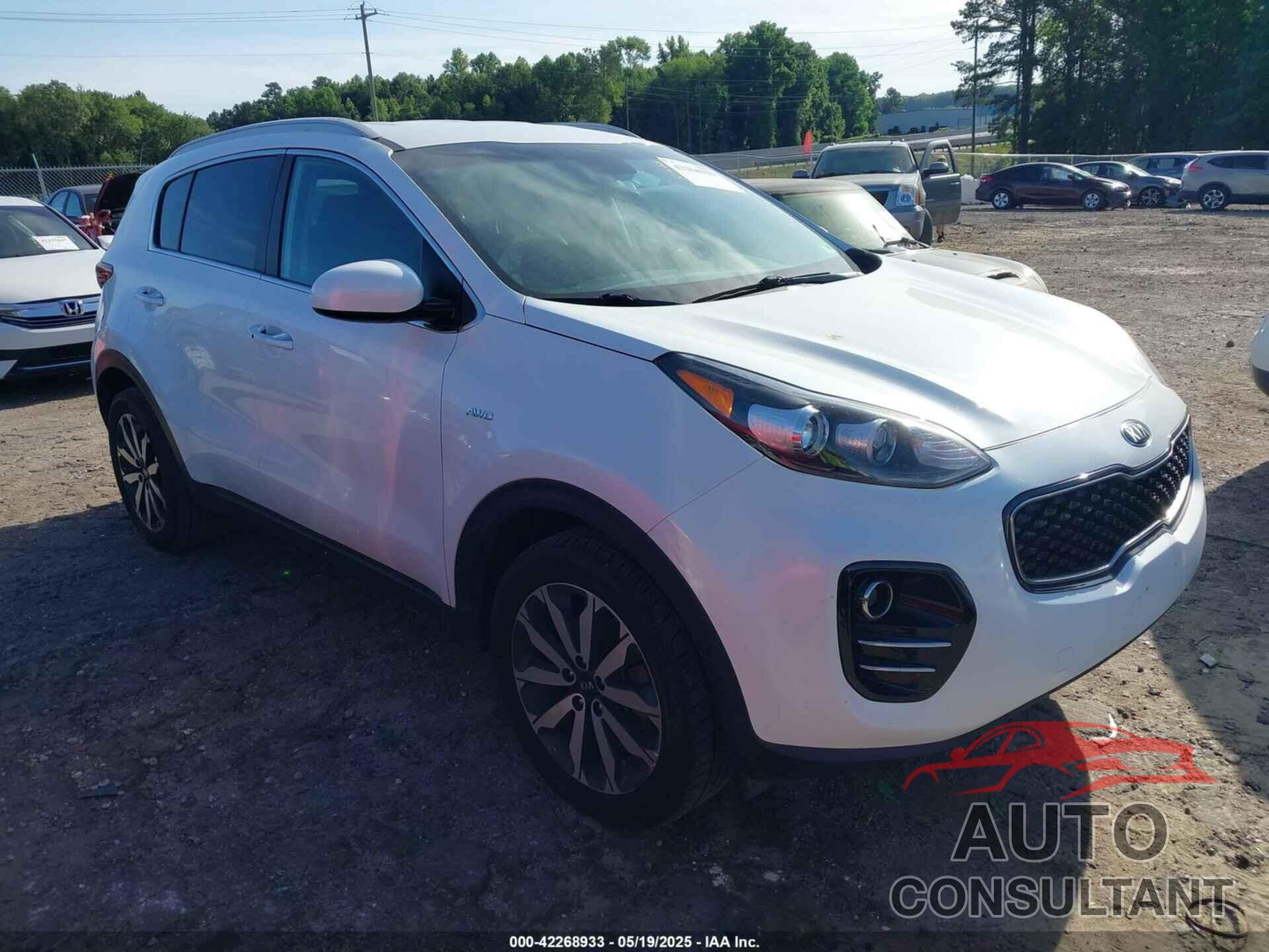 KIA SPORTAGE 2017 - KNDPNCAC2H7283501