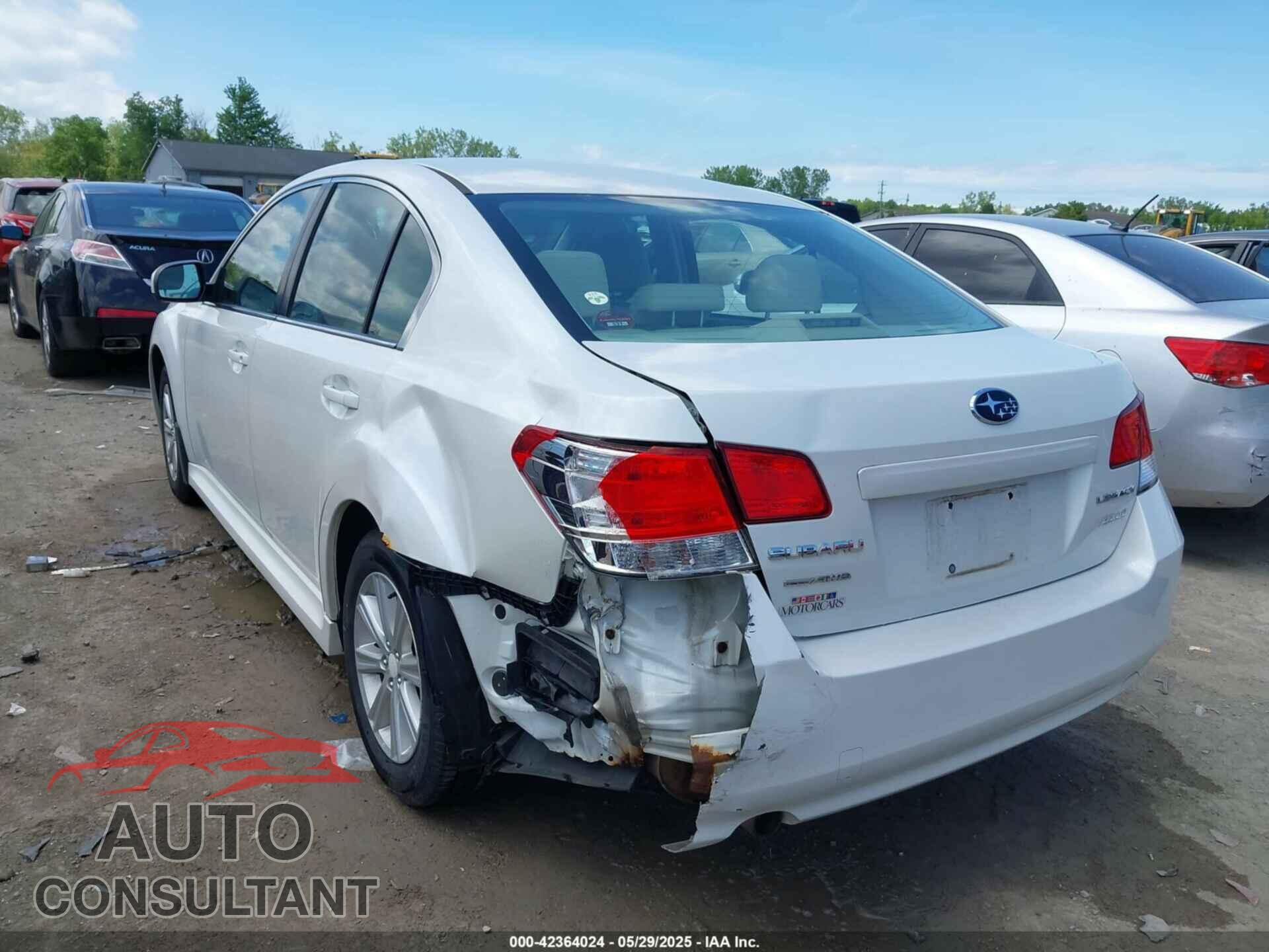 SUBARU LEGACY 2012 - 4S3BMBC6XC3011714