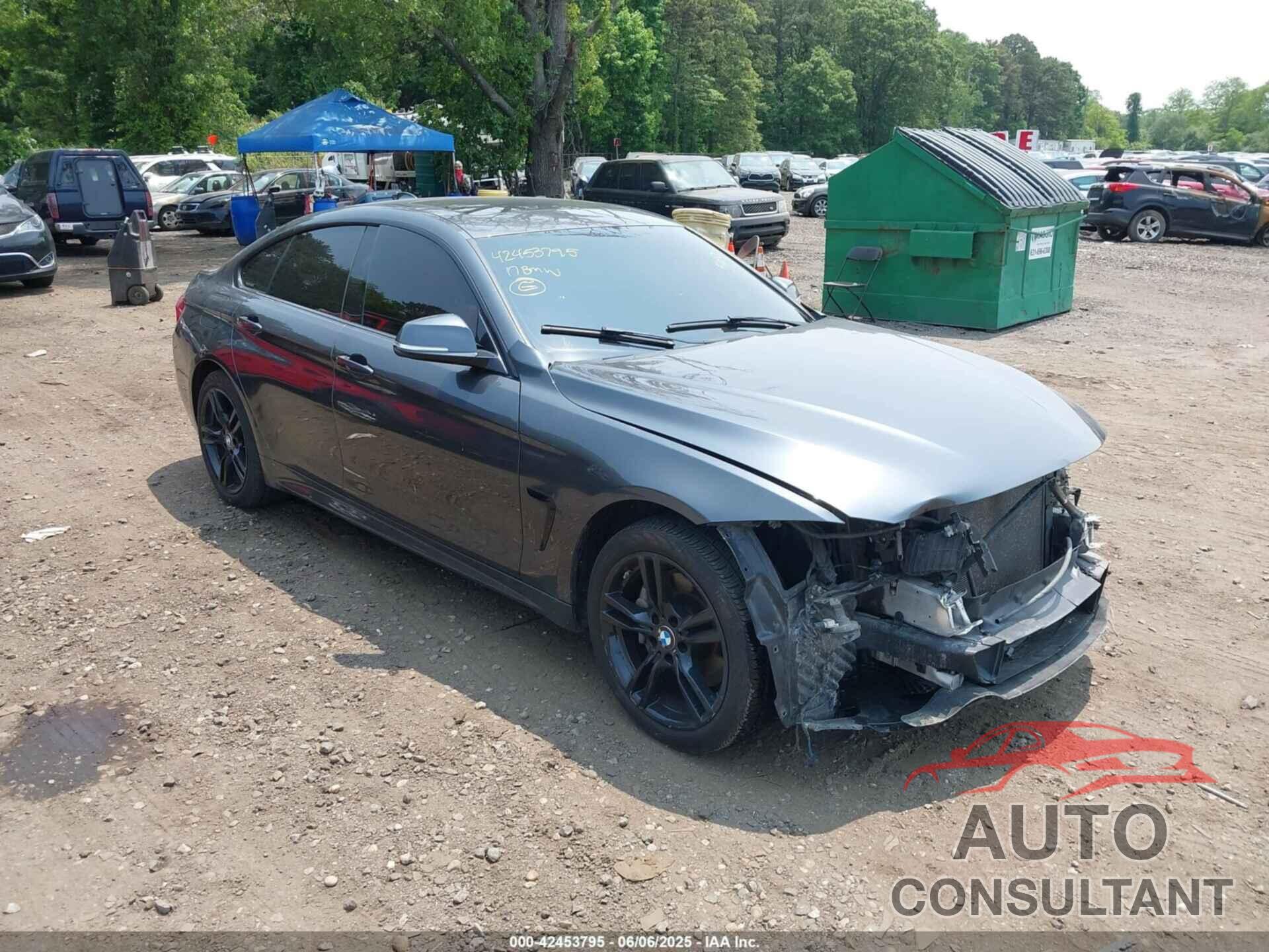 BMW 430I GRAN COUPE 2017 - WBA4F9C35HG812856