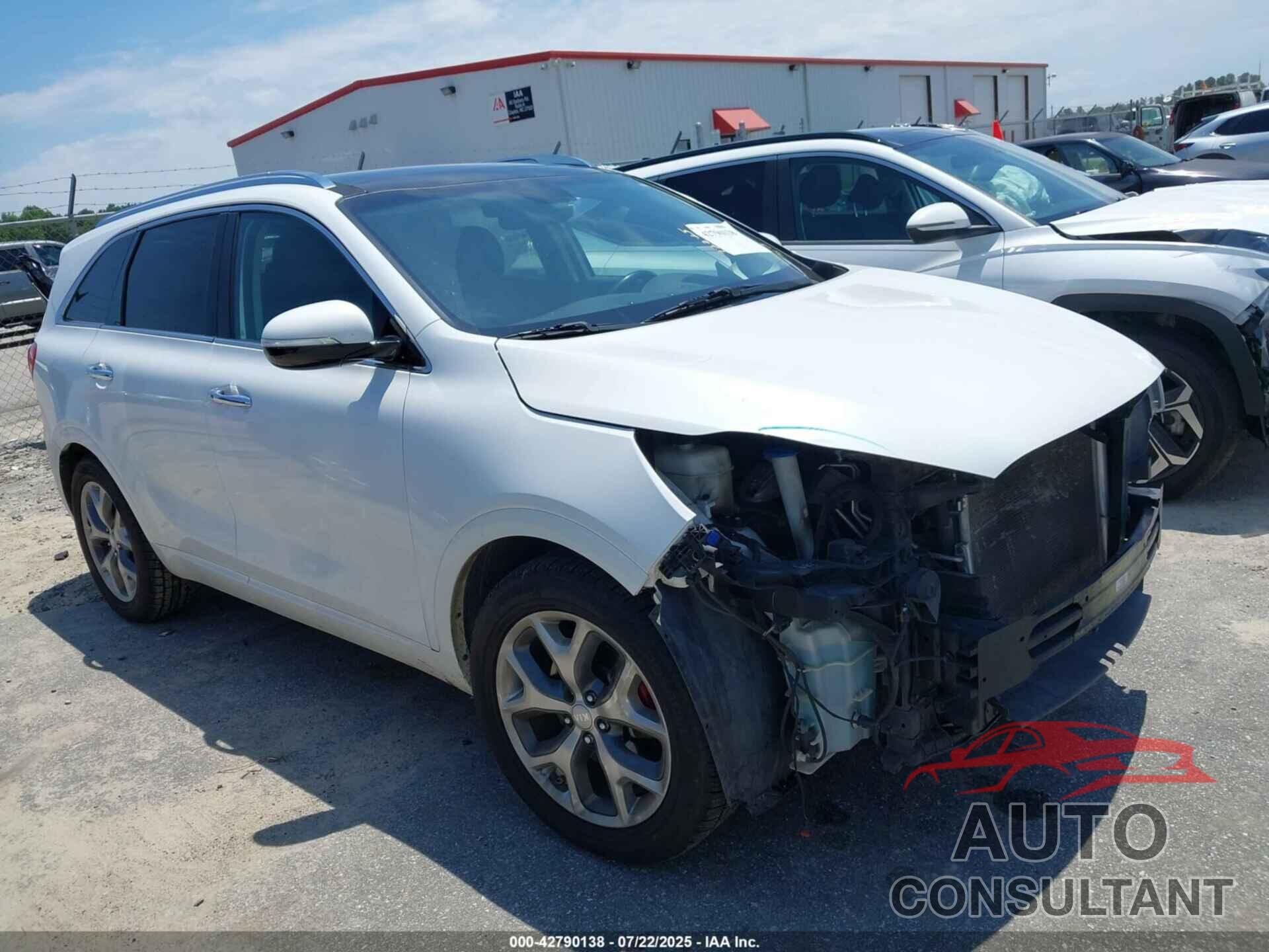 KIA SORENTO 2017 - 5XYPK4A53HG314418