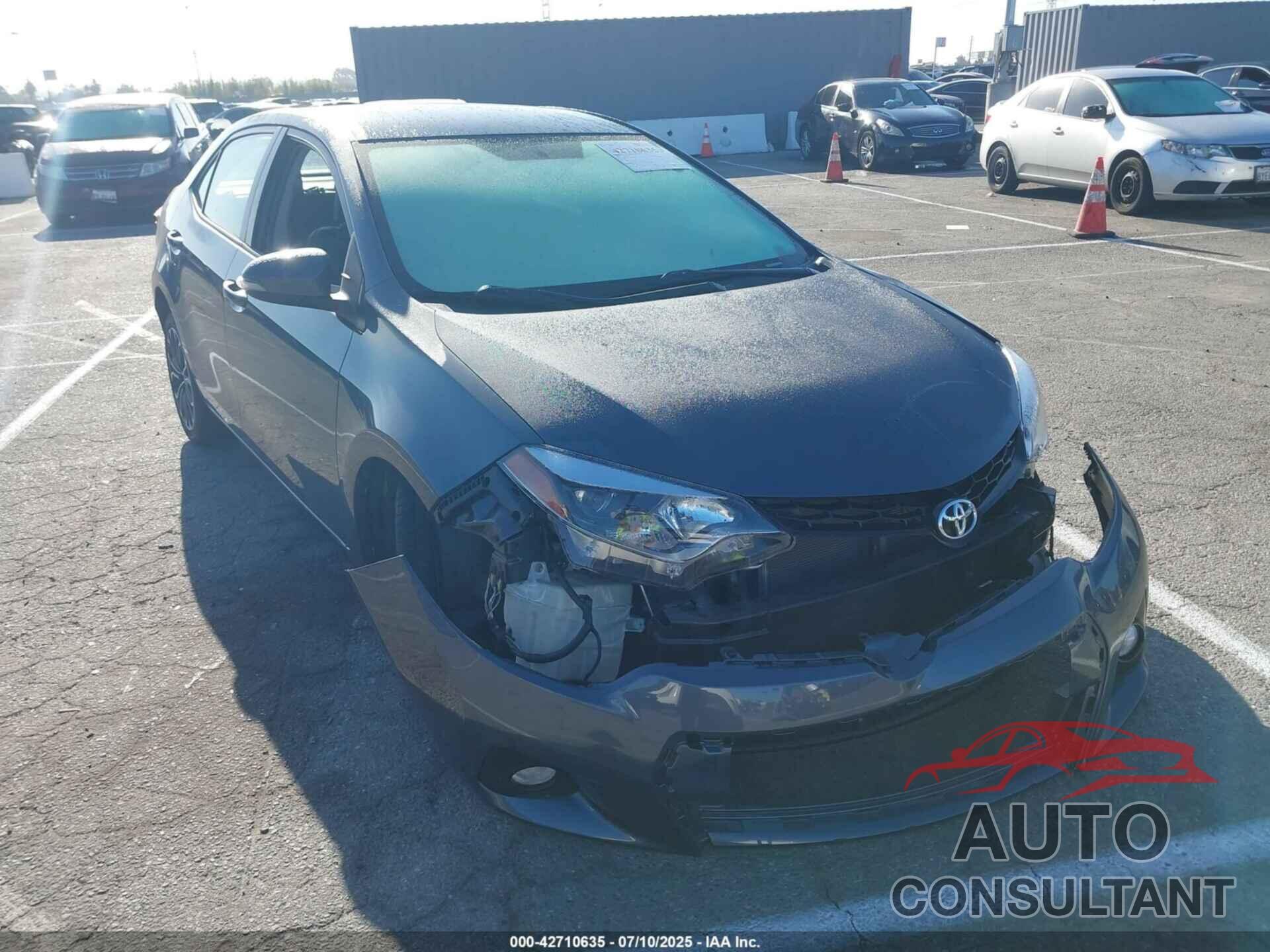 TOYOTA COROLLA 2015 - 5YFBURHE5FP299999