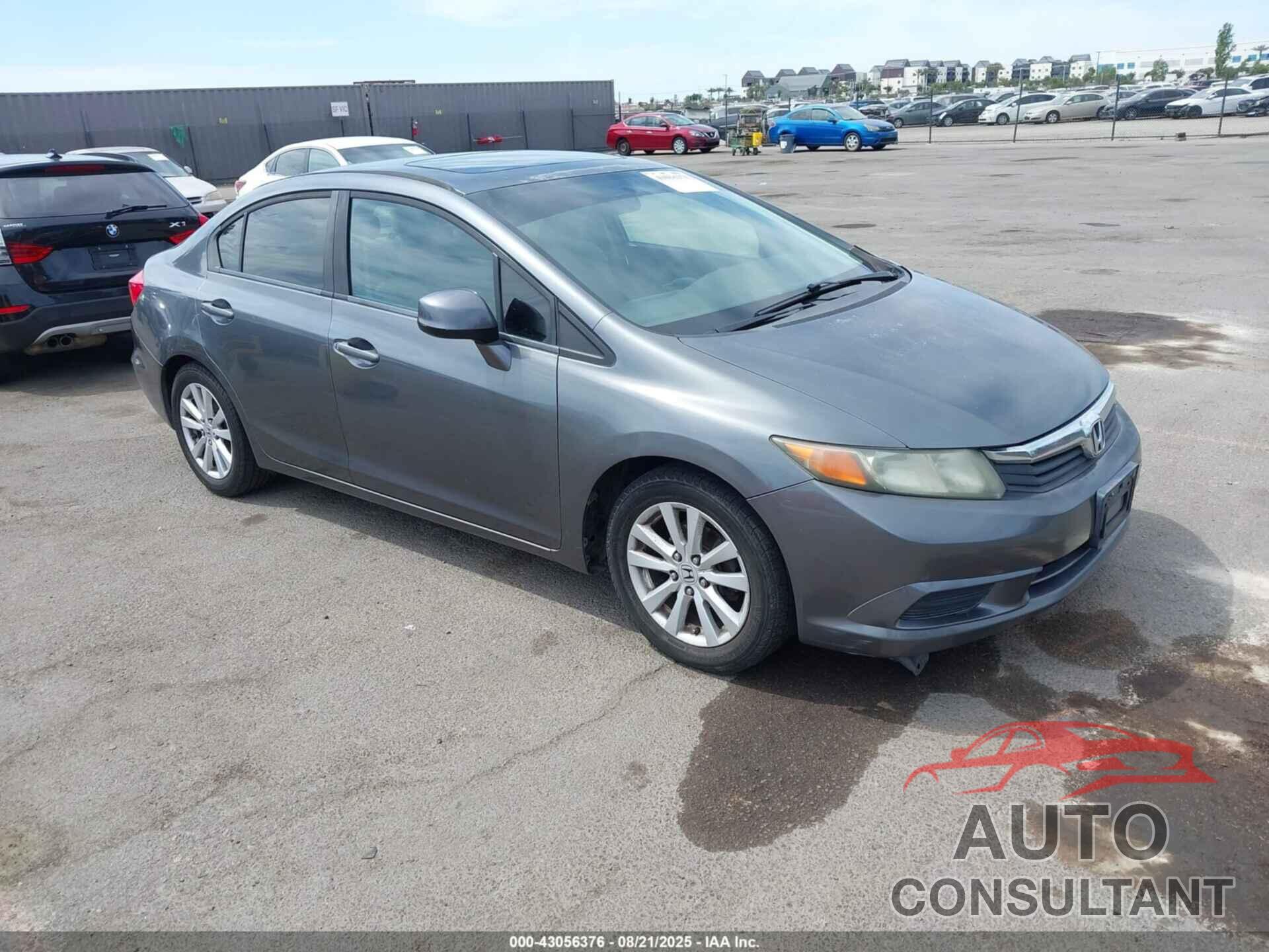 HONDA CIVIC 2012 - 19XFB2F82CE390205