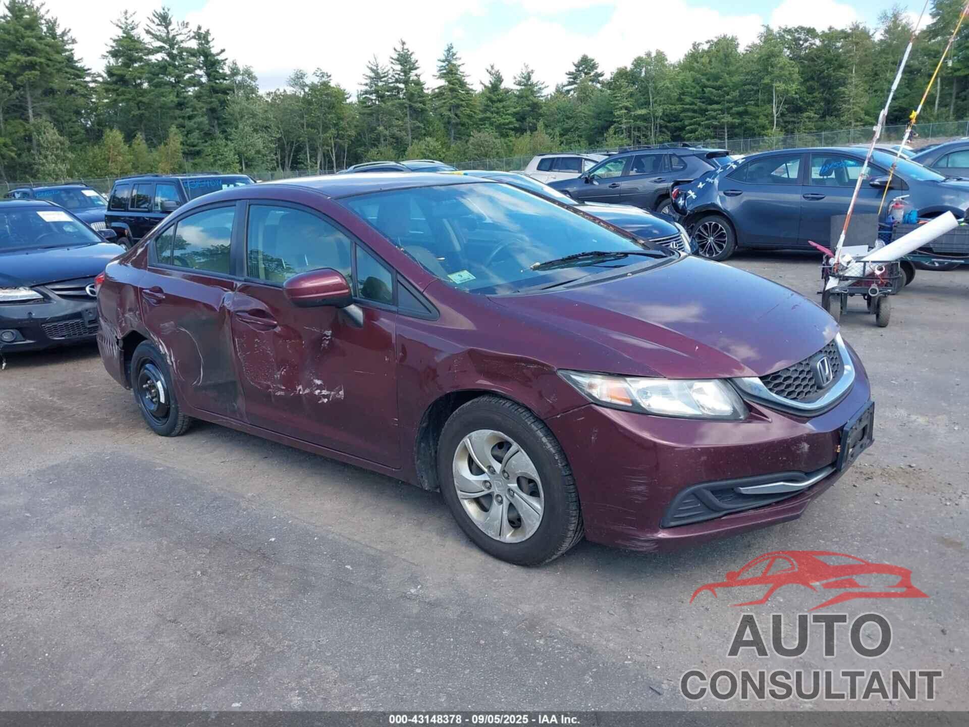 HONDA CIVIC 2014 - 2HGFB2F56EH516290
