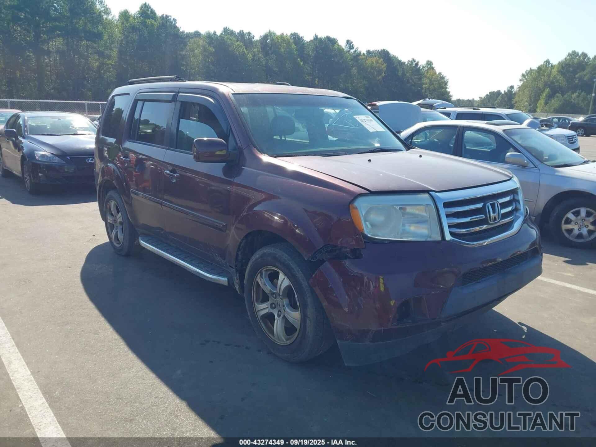HONDA PILOT 2014 - 5FNYF4H71EB001743