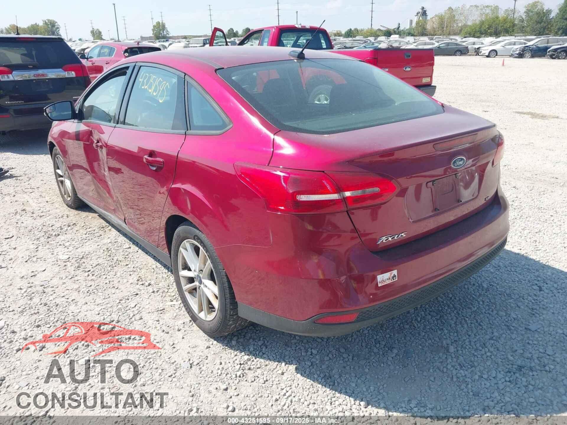 FORD FOCUS 2017 - 1FADP3F2XHL243225