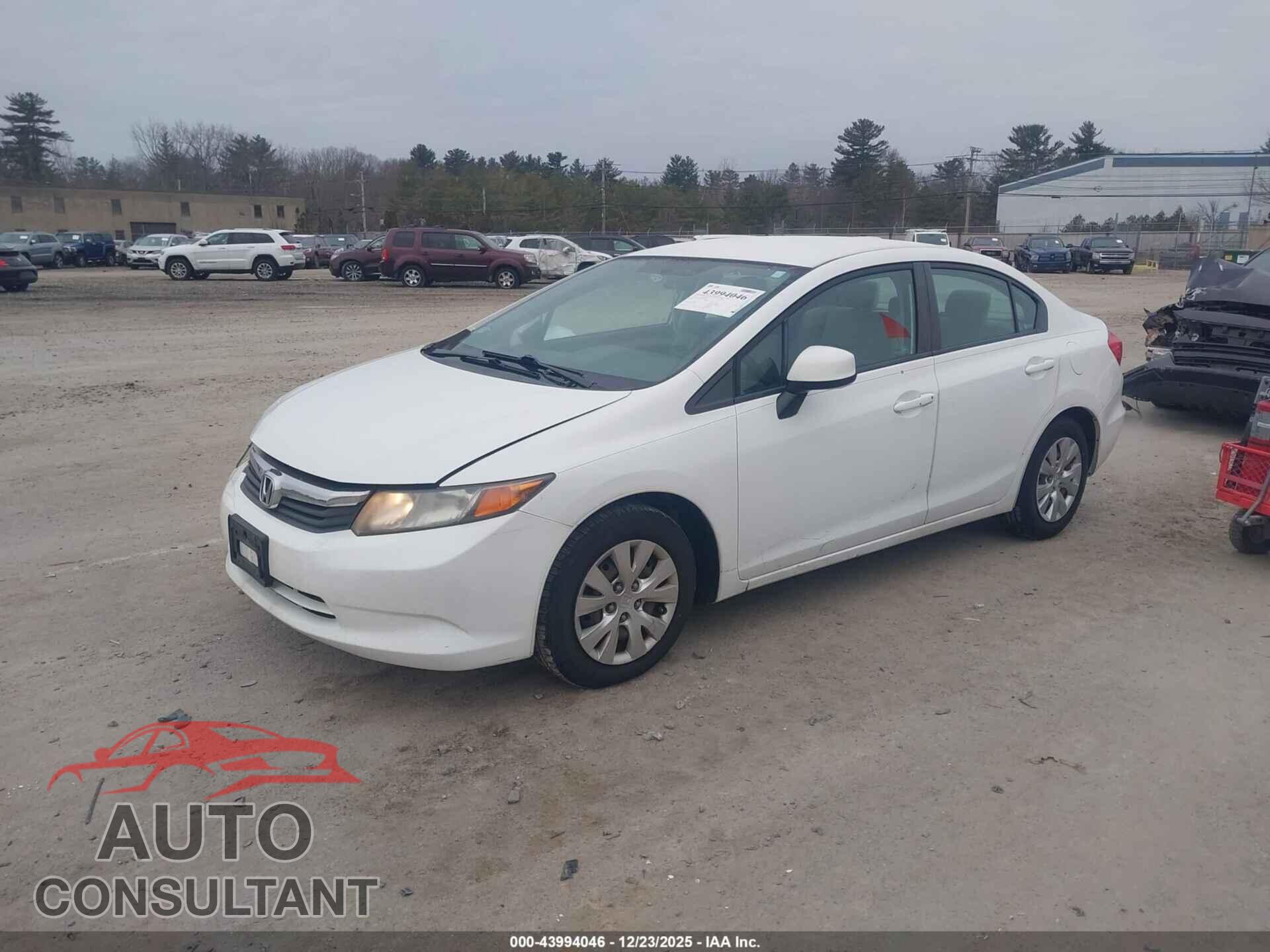 HONDA CIVIC 2012 - 2HGFB2F57CH311946