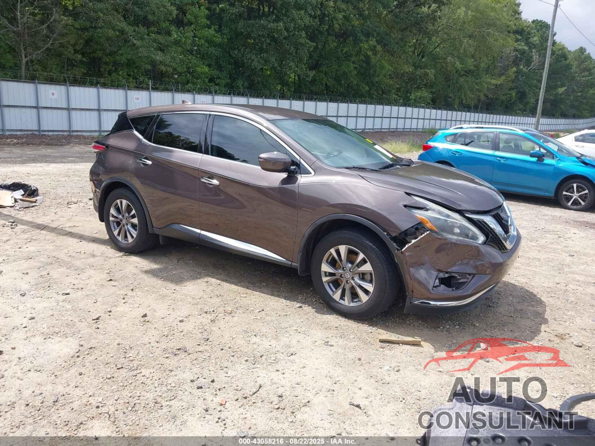 NISSAN MURANO 2018 - 5N1AZ2MGXJN193125