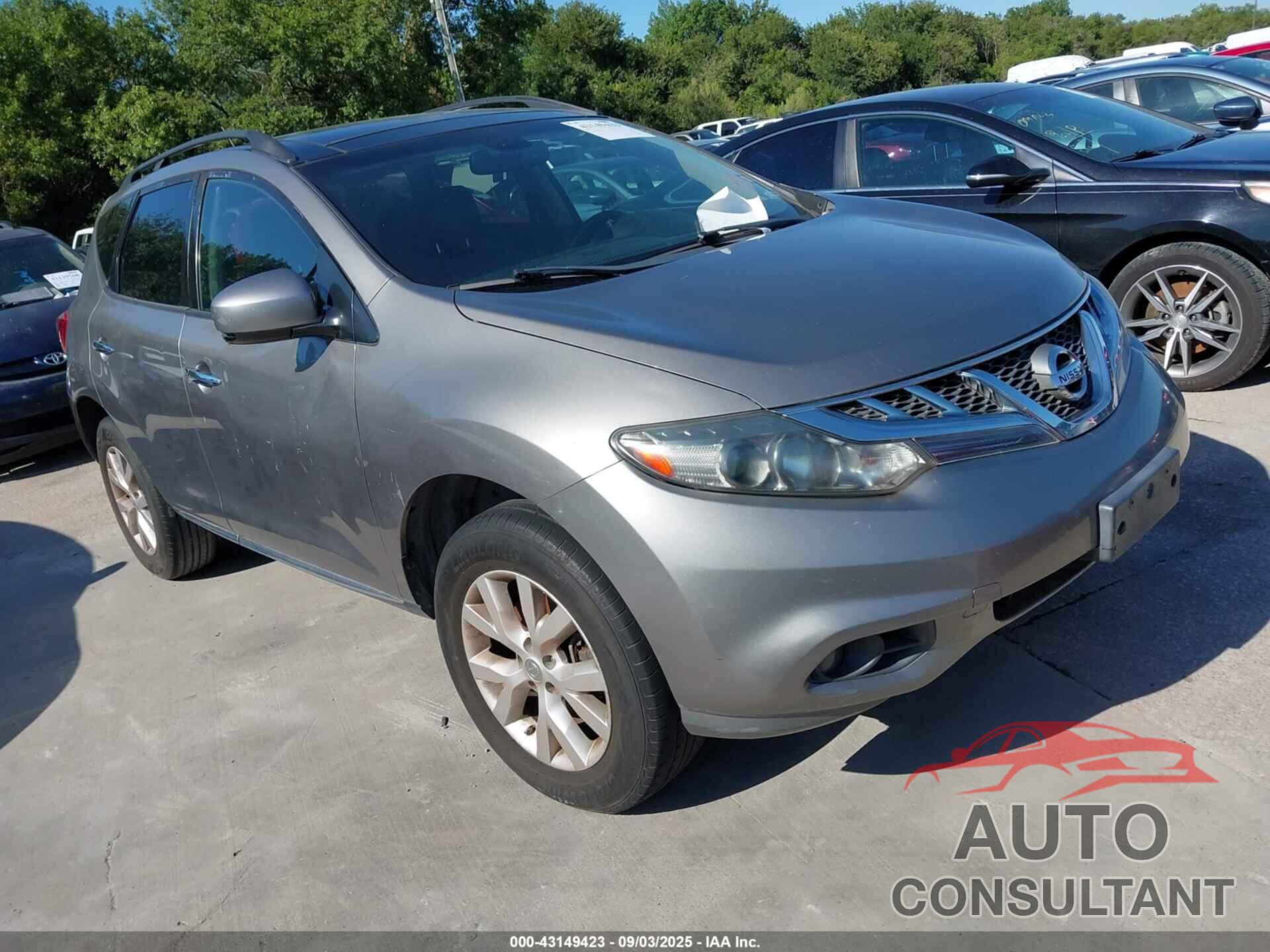 NISSAN MURANO 2011 - JN8AZ1MW1BW169396