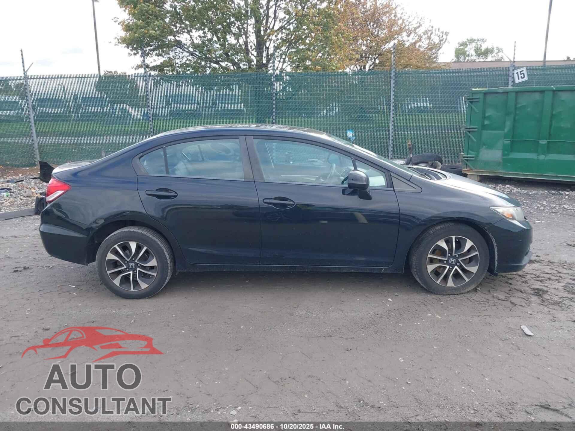 HONDA CIVIC 2013 - 19XFB2F94DE250764
