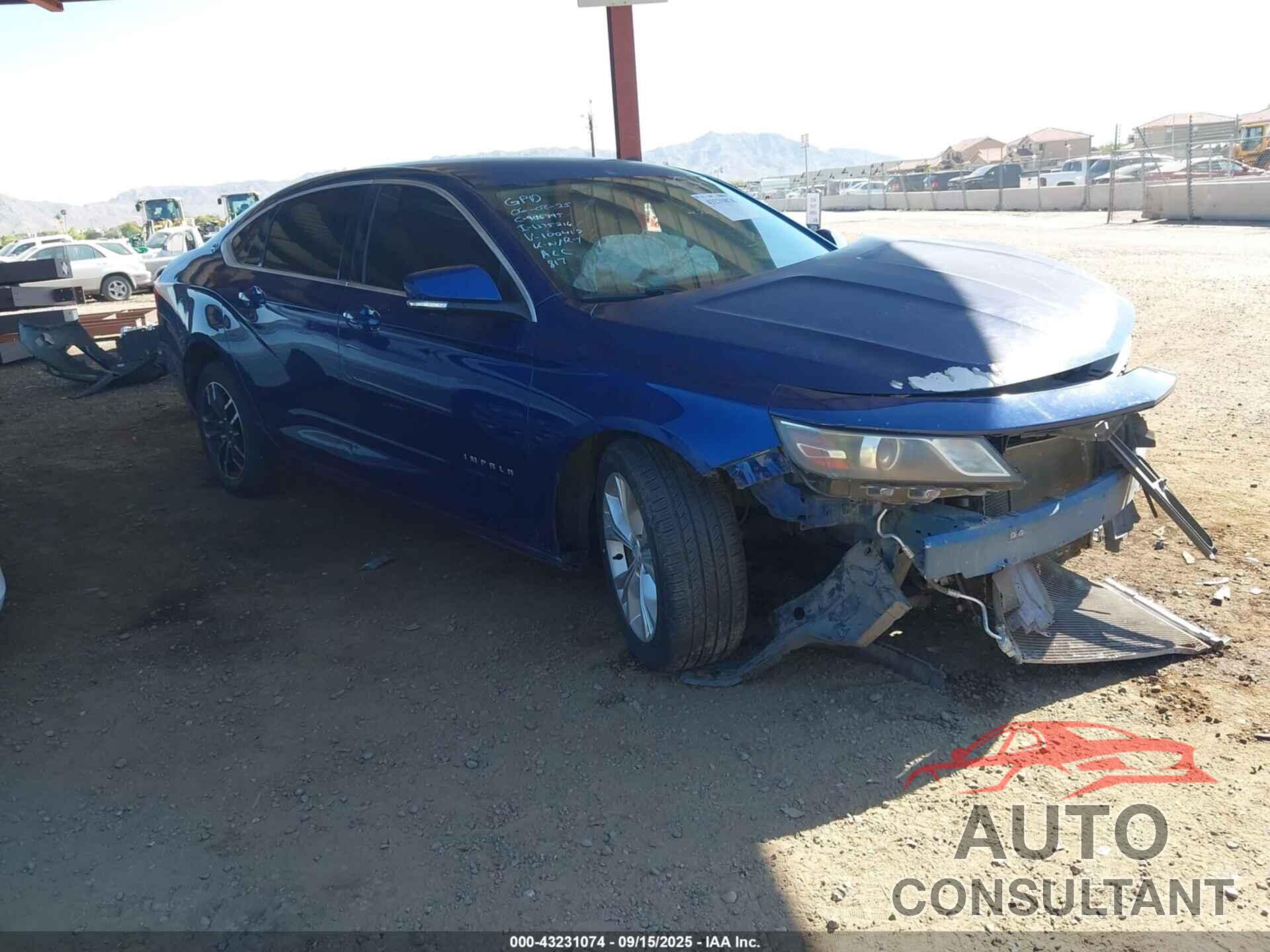 CHEVROLET IMPALA 2014 - 1G1115SL9EU100418