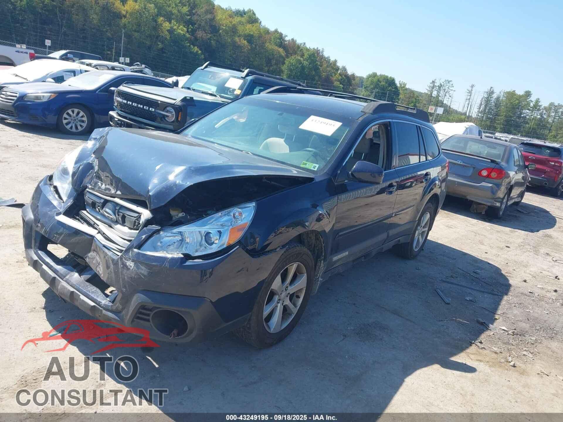 SUBARU OUTBACK 2013 - 4S4BRCCC8D3245201