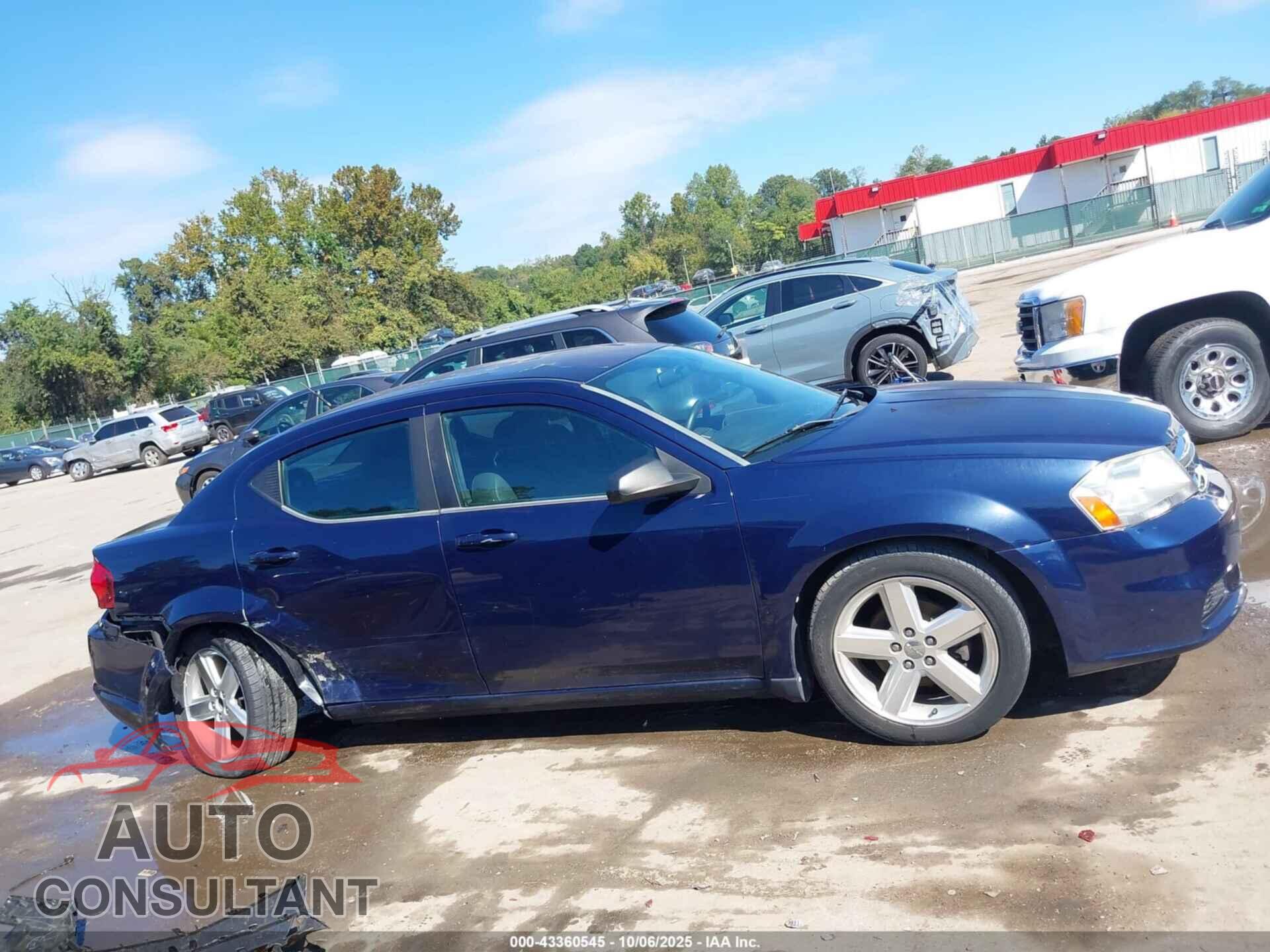 DODGE AVENGER 2013 - 1C3CDZAB5DN580929
