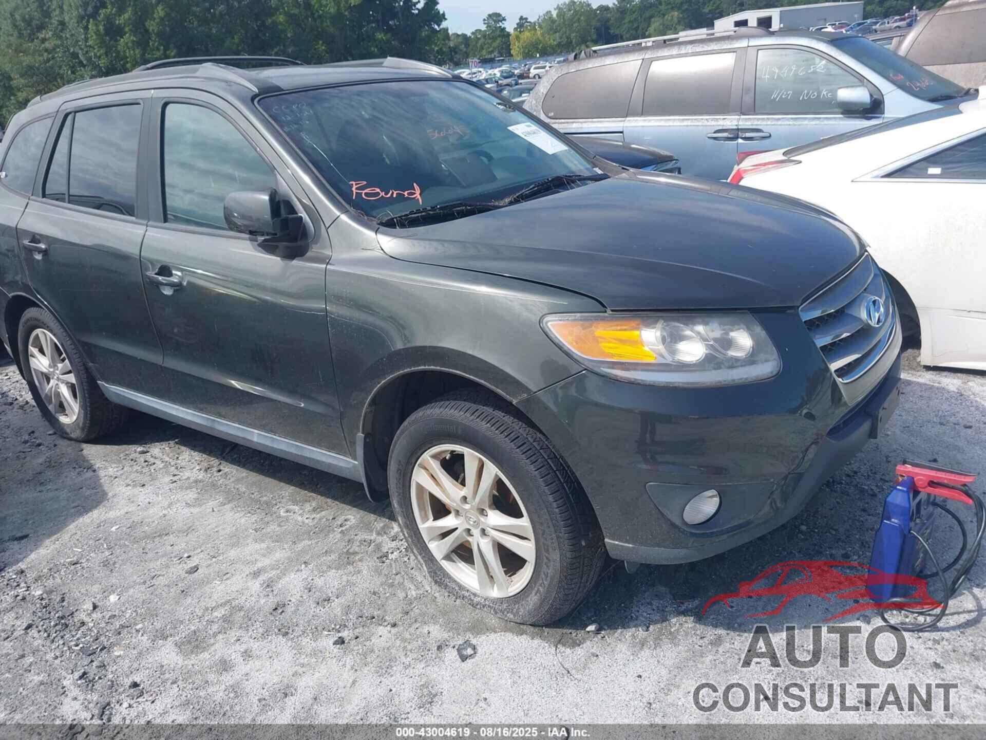 HYUNDAI SANTA FE 2012 - 5XYZHDAG5CG100340