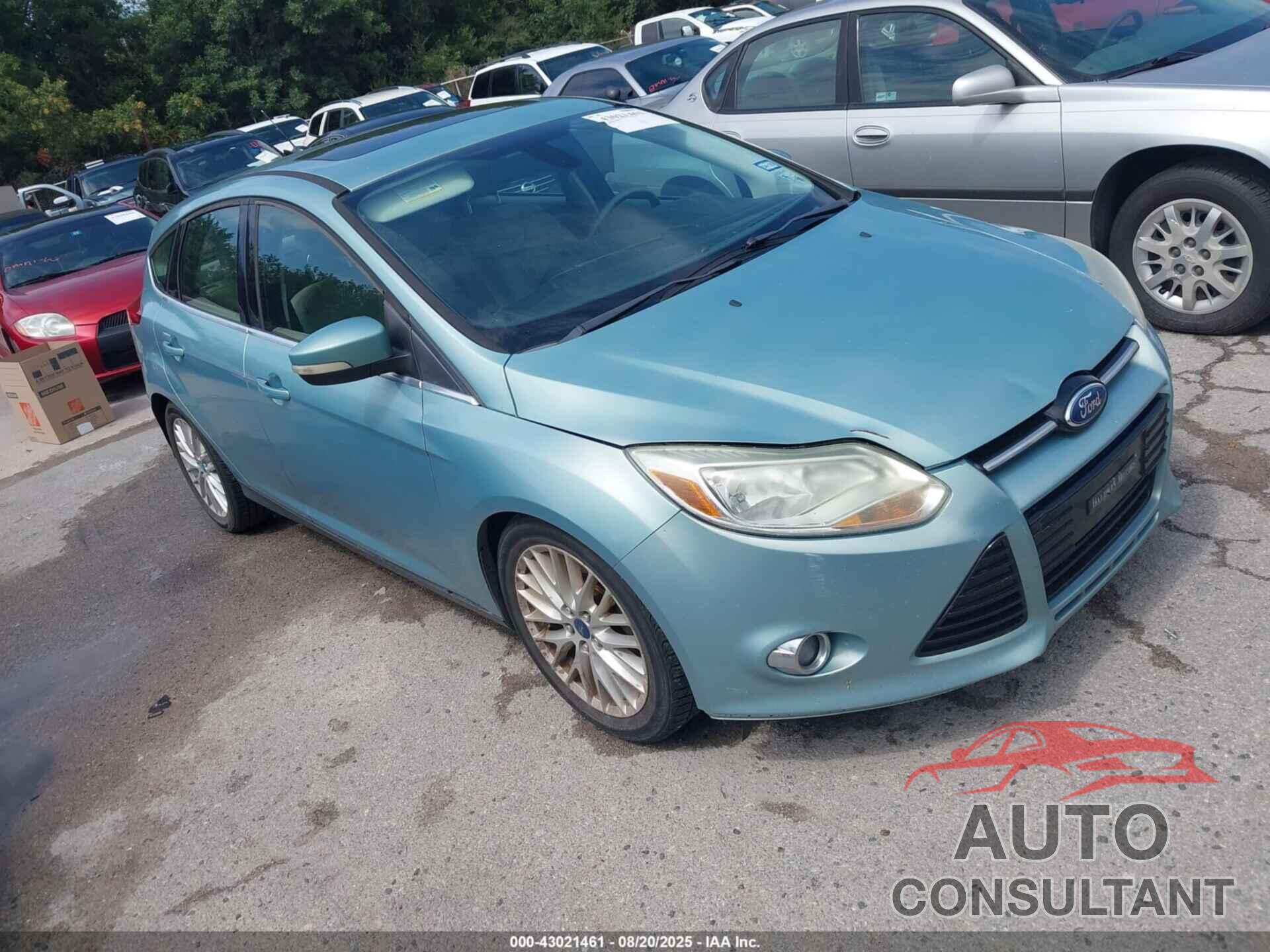 FORD FOCUS 2012 - 1FAHP3M24CL193824