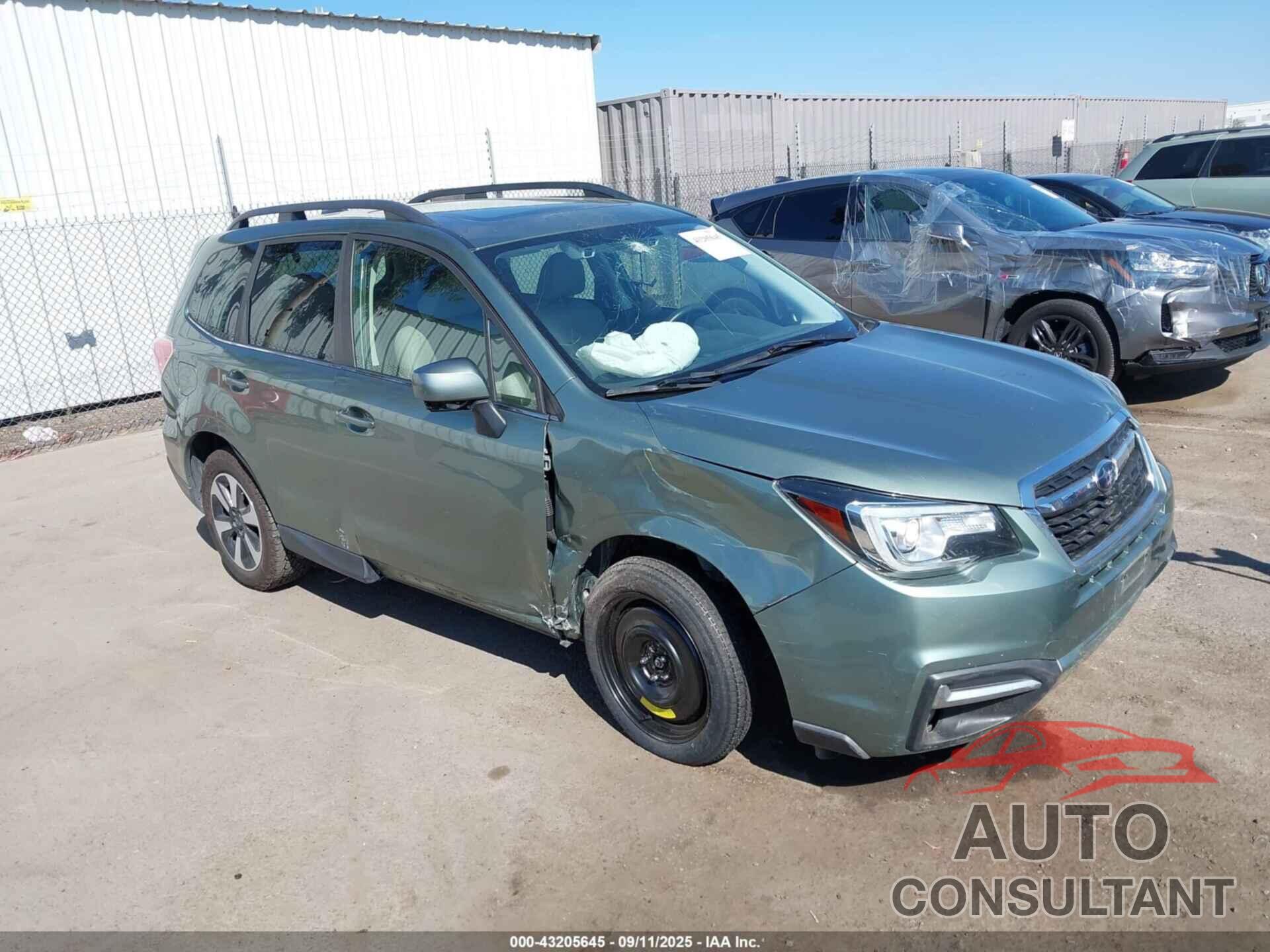 SUBARU FORESTER 2018 - JF2SJARCXJH479718