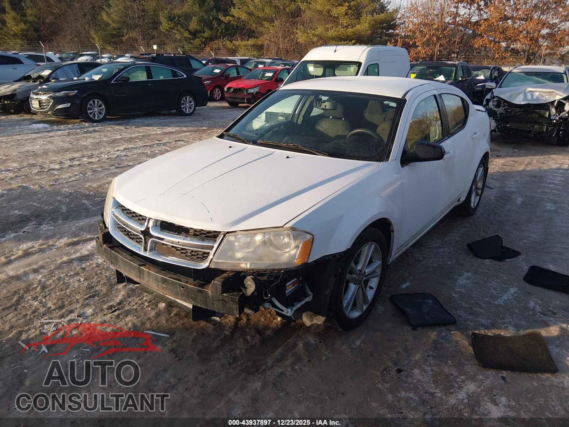 DODGE AVENGER 2012 - 1C3CDZAG5CN254591