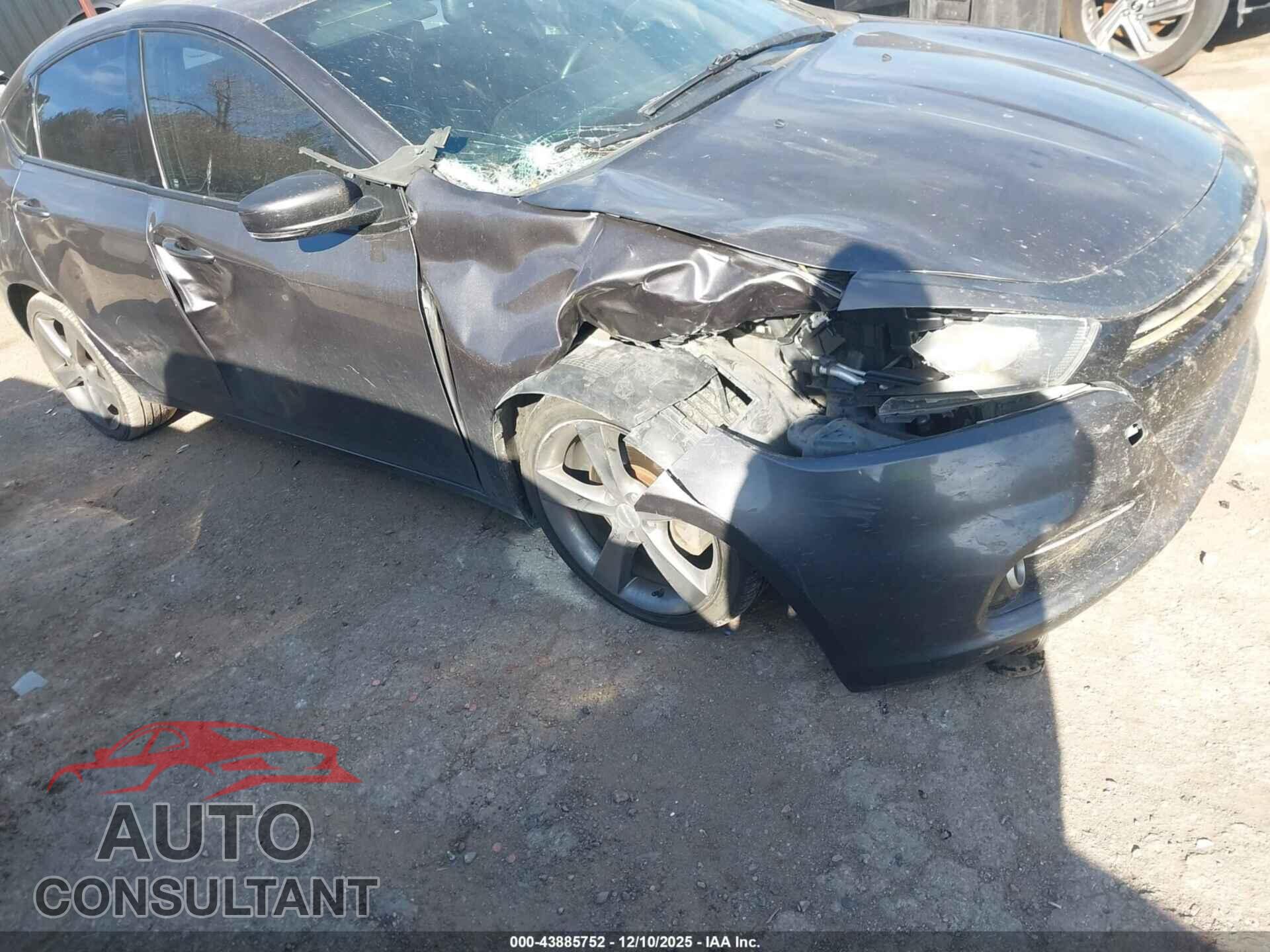 DODGE DART 2015 - 1C3CDFEB3FD307229