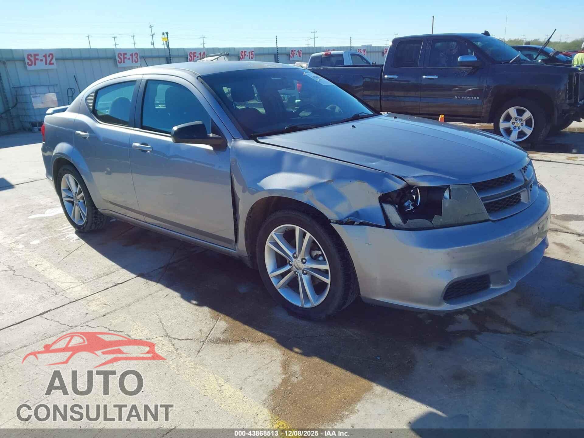 DODGE AVENGER 2014 - 1C3CDZAB4EN234324