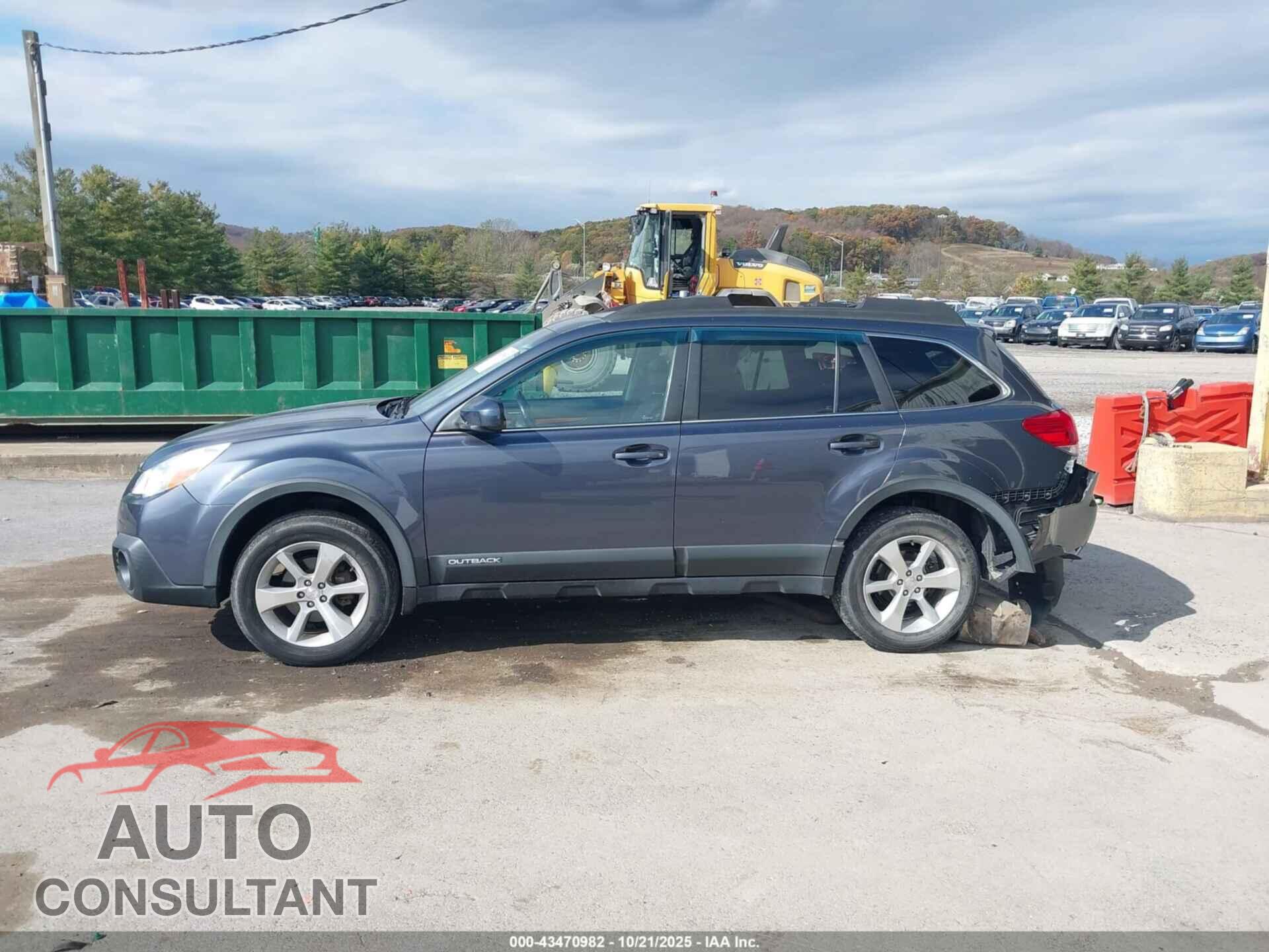 SUBARU OUTBACK 2014 - 4S4BRBLC5E3235852