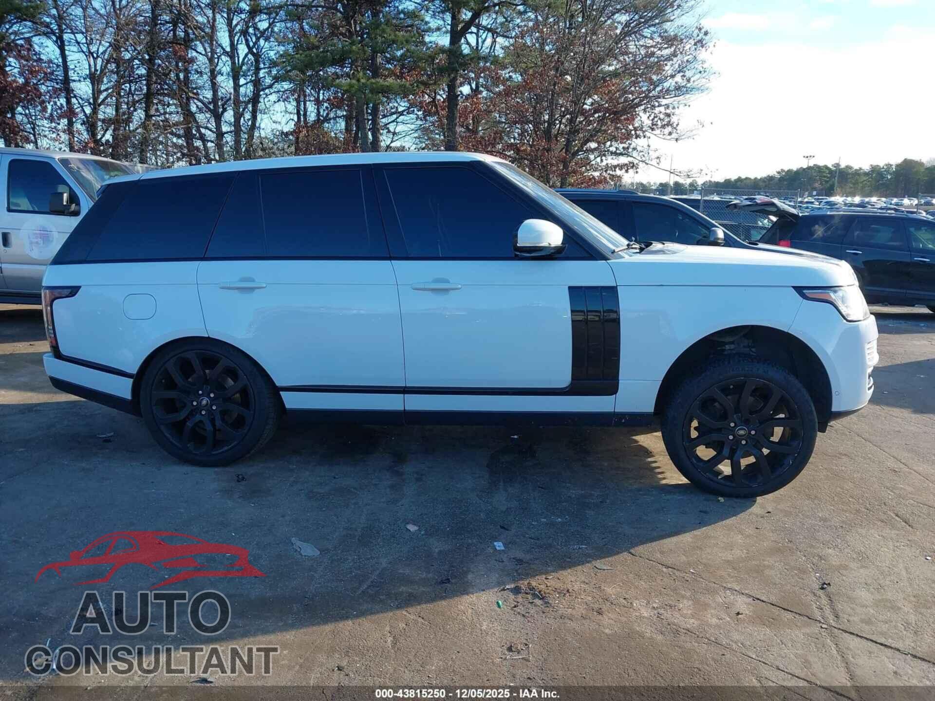 LAND ROVER RANGE ROVER 2015 - SALGS2VF6FA206422