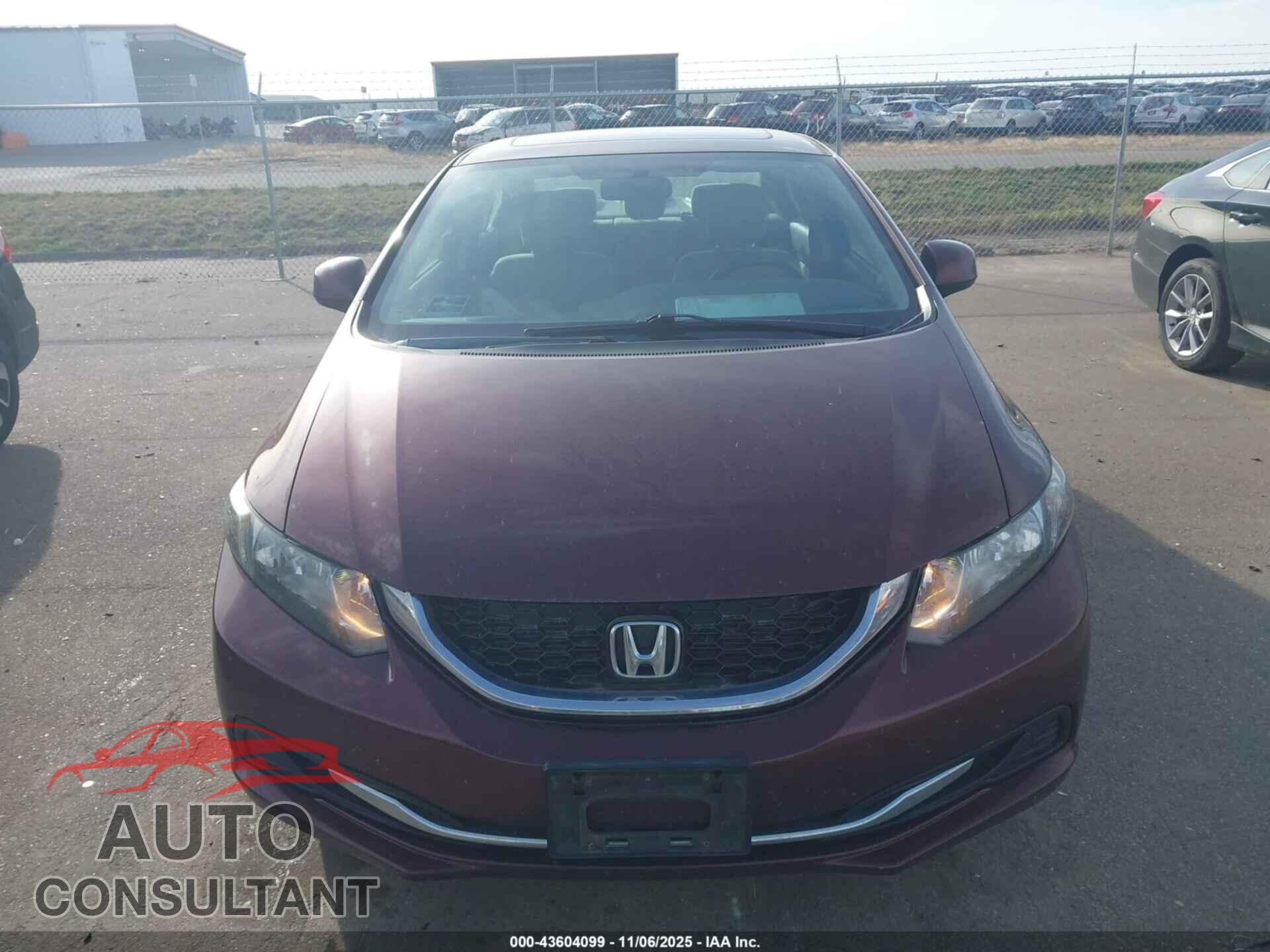 HONDA CIVIC 2013 - 2HGFB2F87DH509437