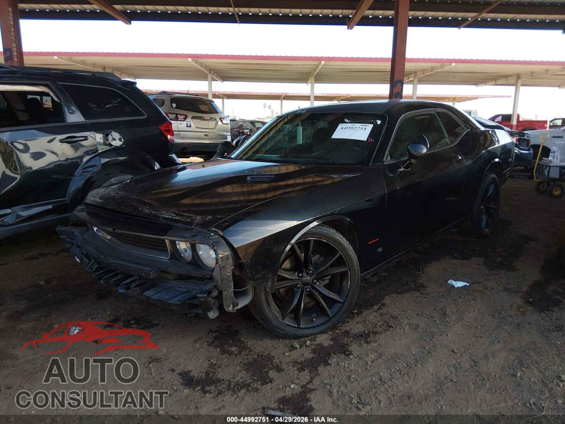 DODGE CHALLENGER 2012 - 2C3CDYAG1CH121068