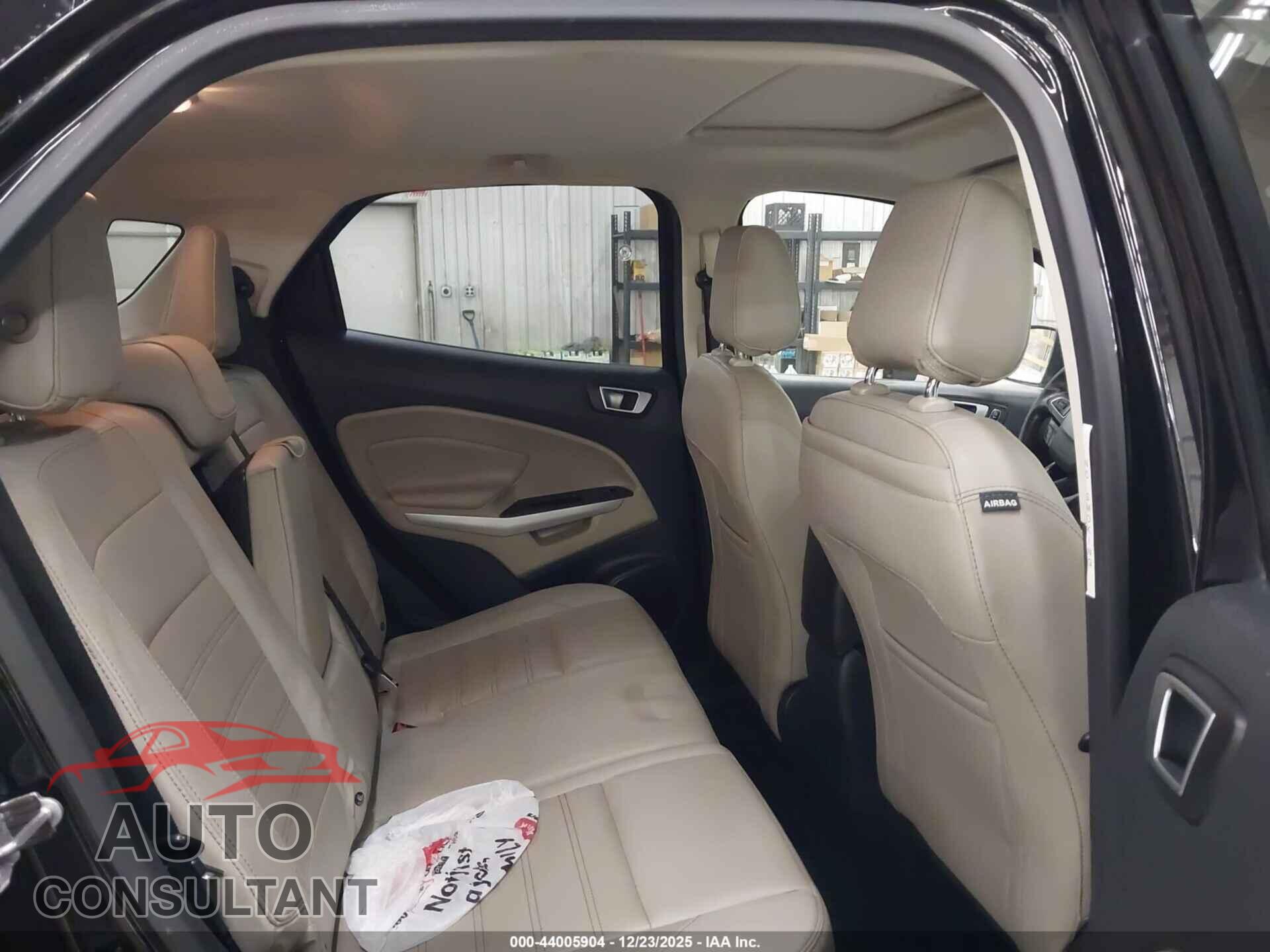 FORD ECOSPORT 2019 - MAJ6S3KL9KC296172