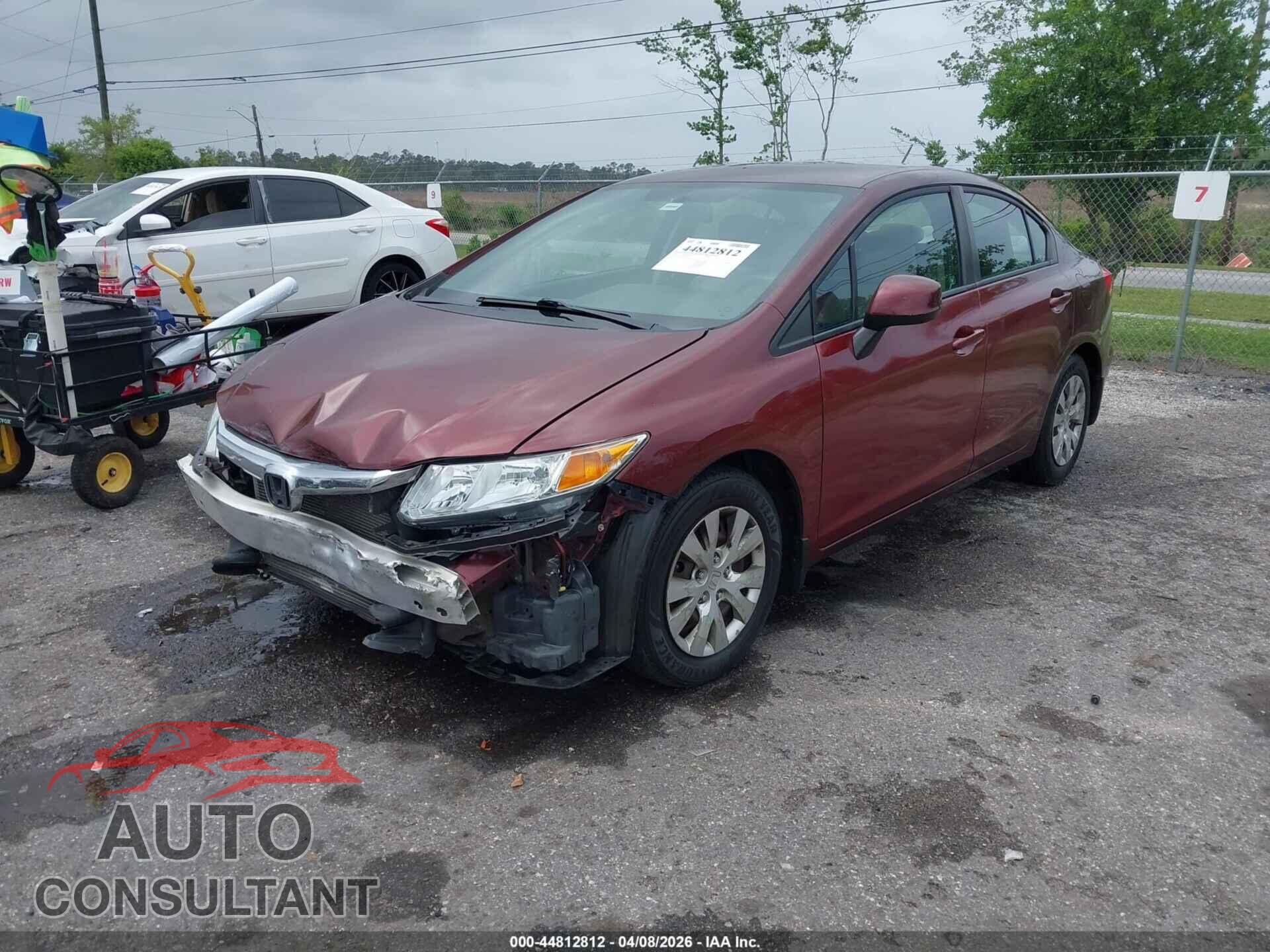 HONDA CIVIC 2012 - 19XFB2F53CE084720