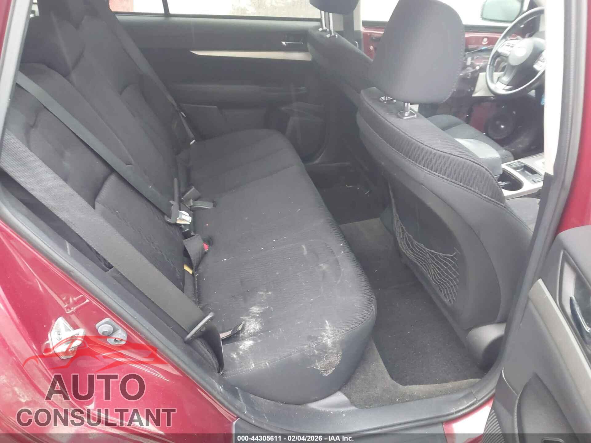 SUBARU OUTBACK 2012 - 4S4BRBGC8C3200097
