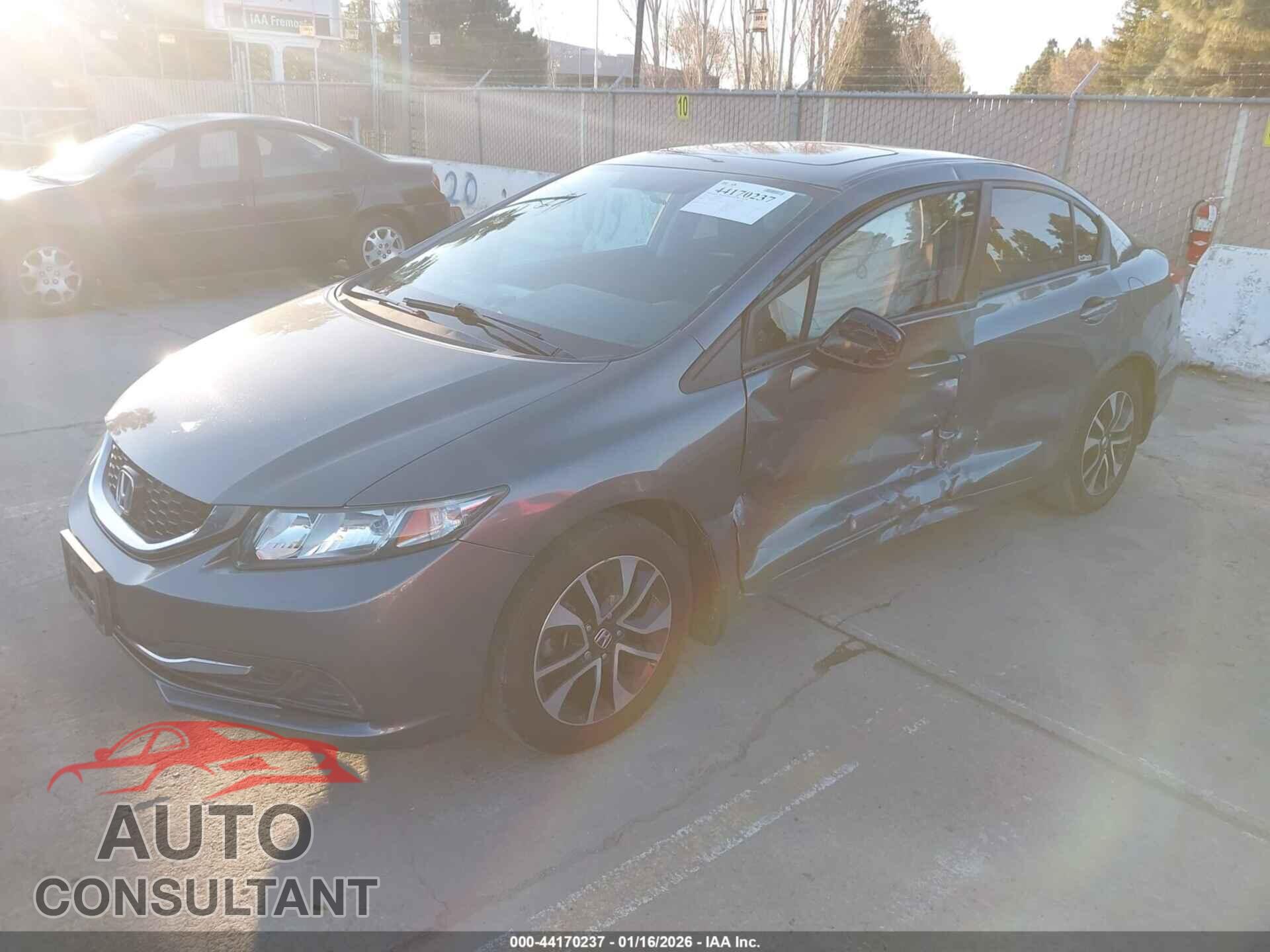 HONDA CIVIC 2013 - 19XFB2F80DE276107