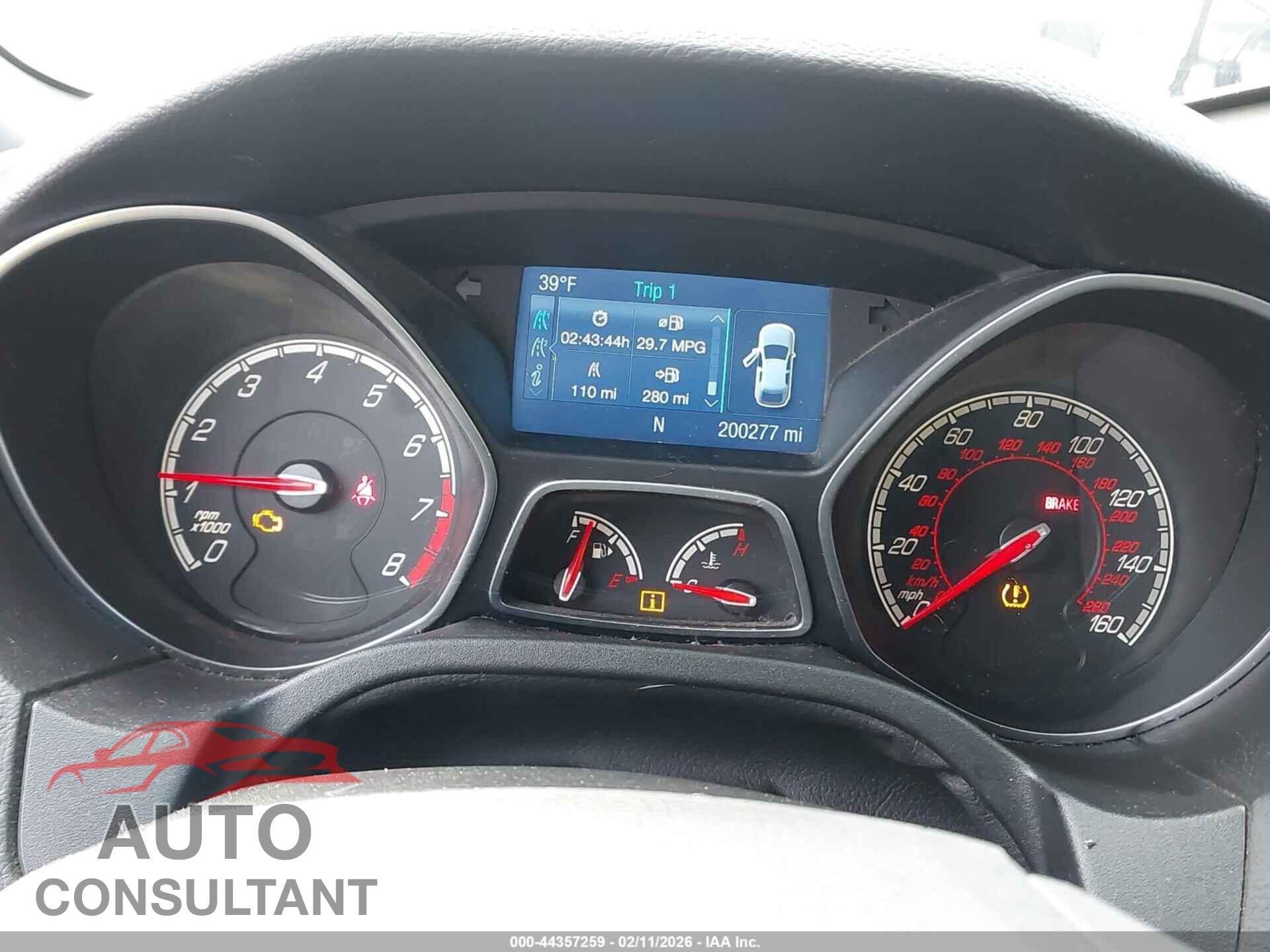 FORD FOCUS ST 2014 - 1FADP3L92EL282243