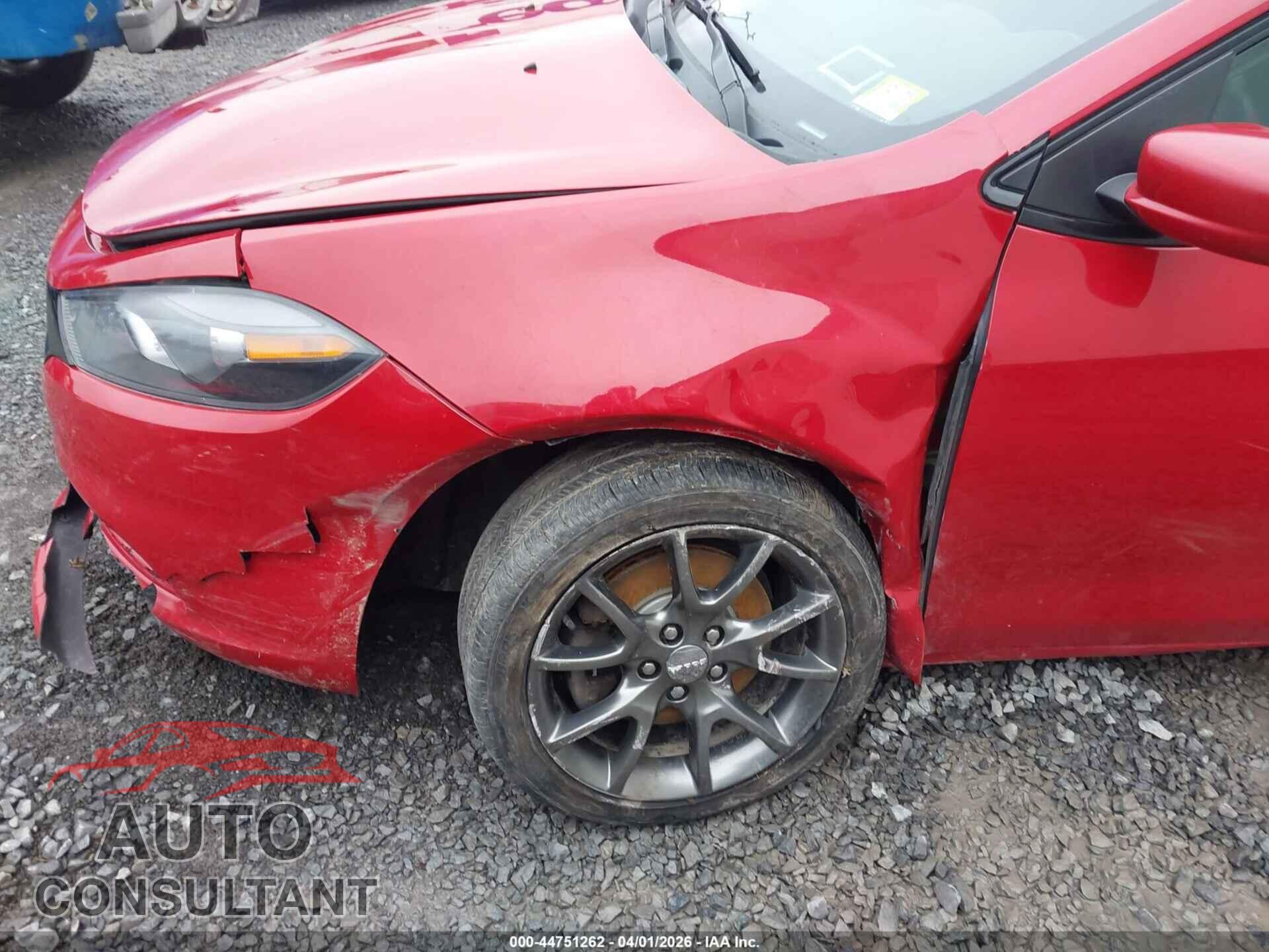 DODGE DART 2014 - 1C3CDFBB3ED902472
