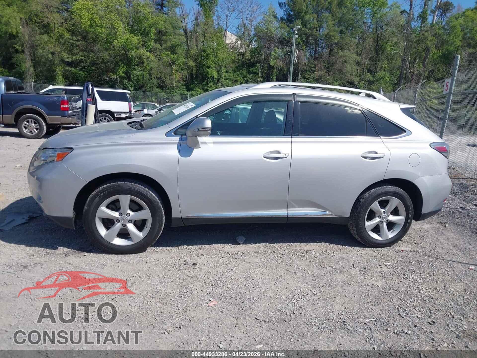LEXUS RX 2012 - 2T2BK1BAXCC124717