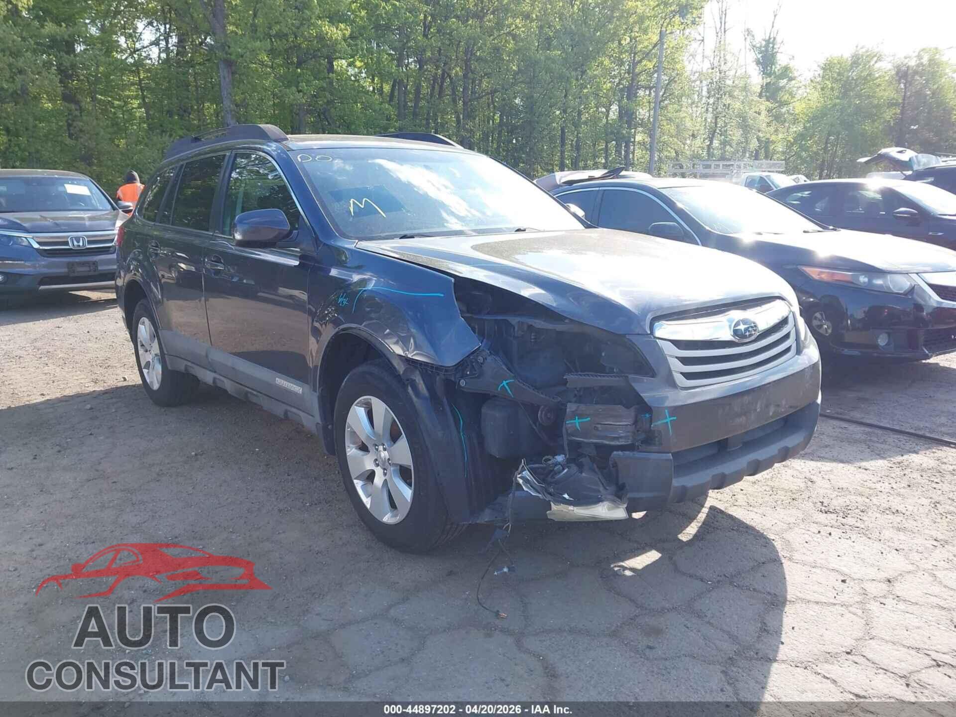 SUBARU OUTBACK 2011 - 4S4BRBGC2B3318323