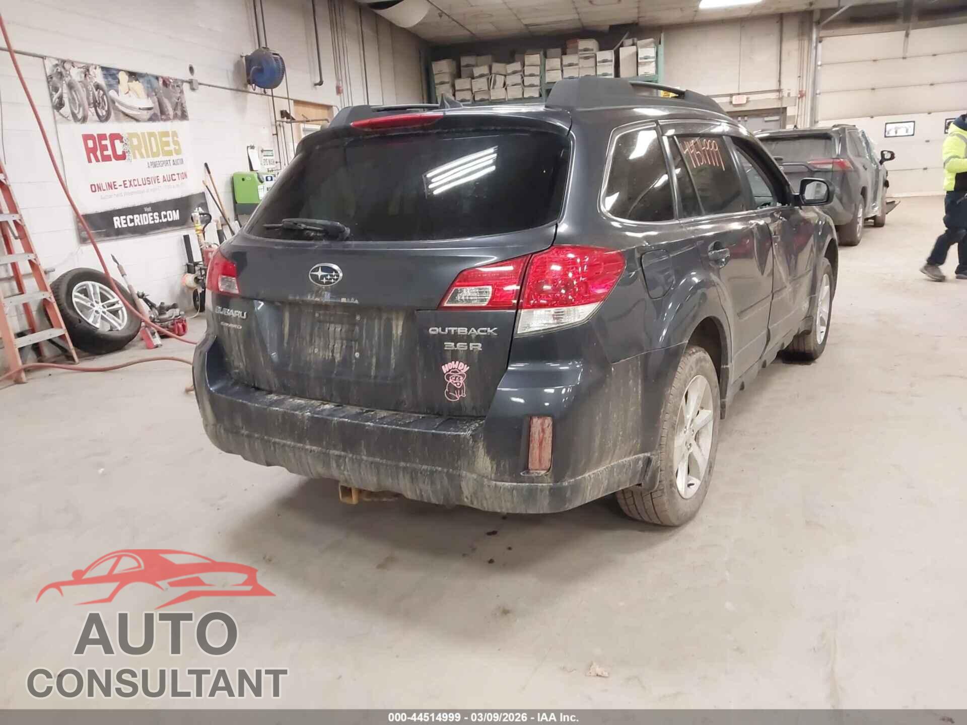 SUBARU OUTBACK 2013 - 4S4BRDPC6D2214261