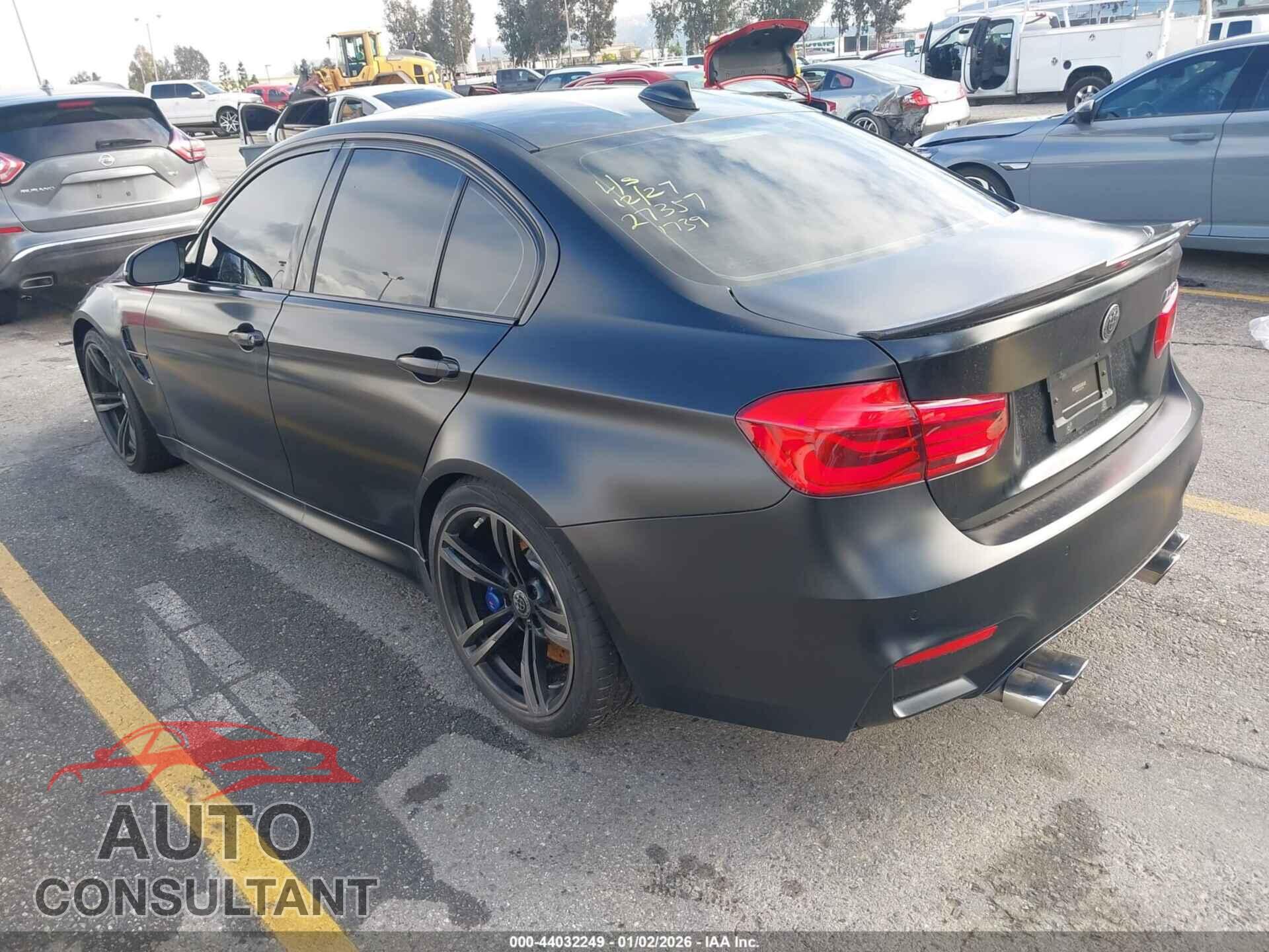 BMW M3 2016 - WBS8M9C54G5D31739