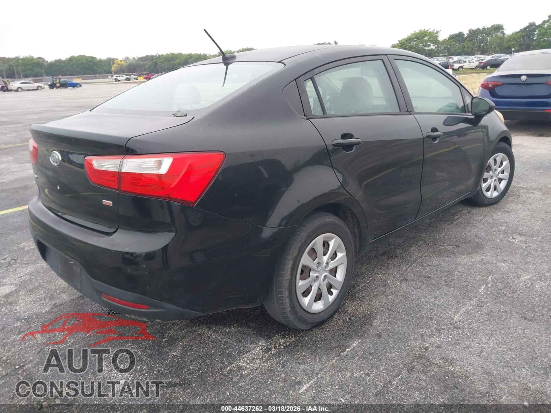 KIA RIO 2013 - KNADM4A32D6098065